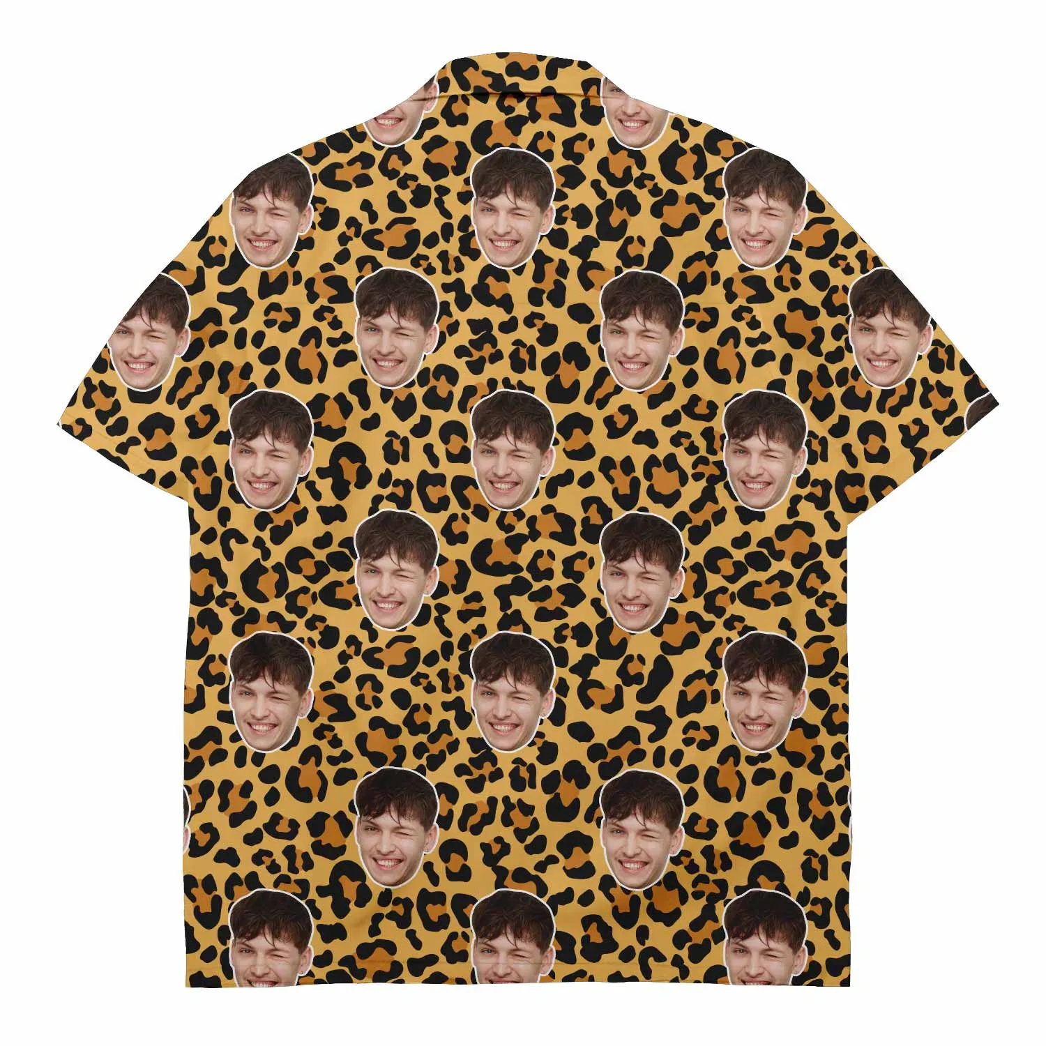 Leopard Print Custom Face Shirt
