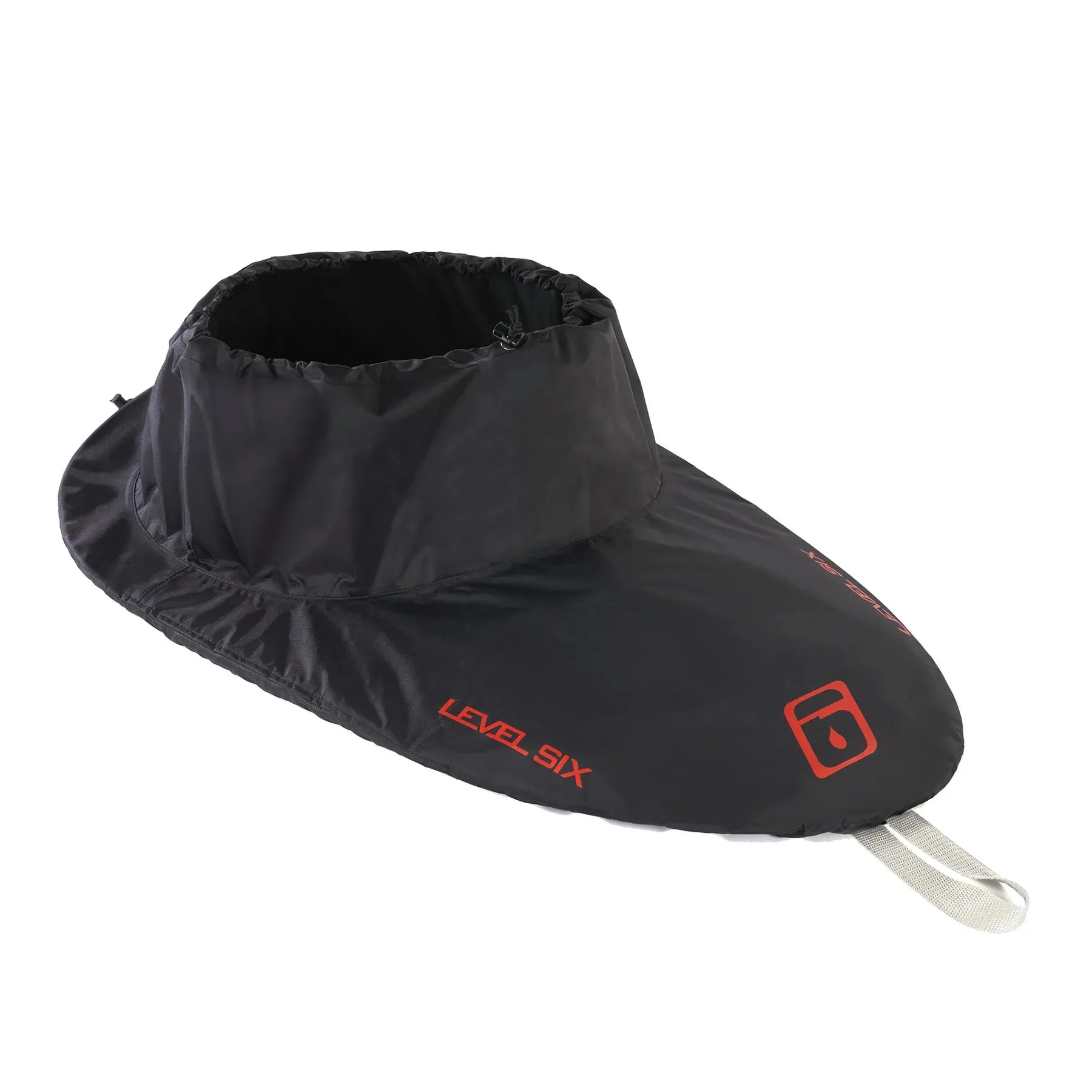 Level Six Black Nylon Splash Deck Spray Skirt