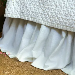 Lili Alessandra Emily Gathered 3-Panel Bed Skirt