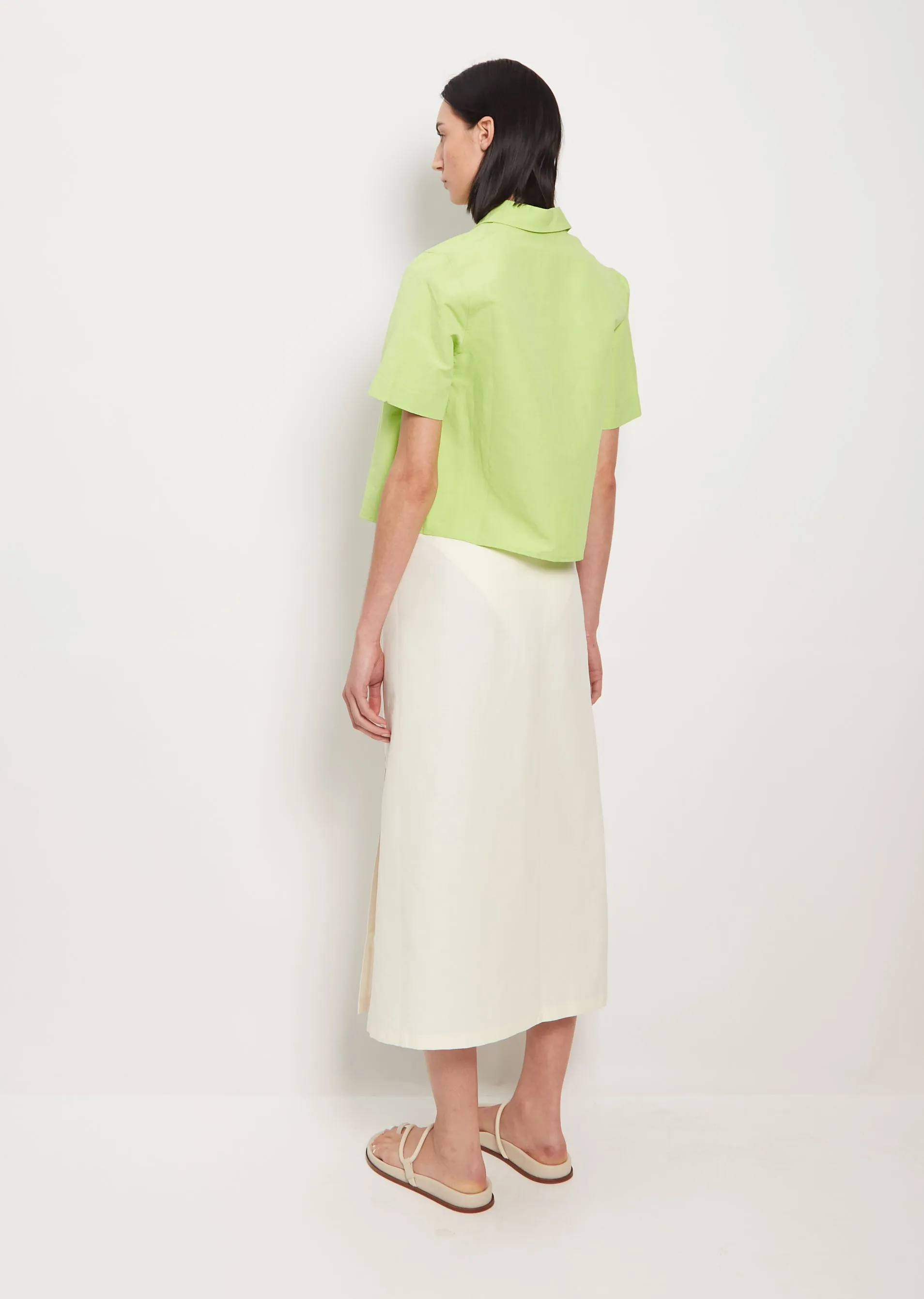 Linen Midi Skirt