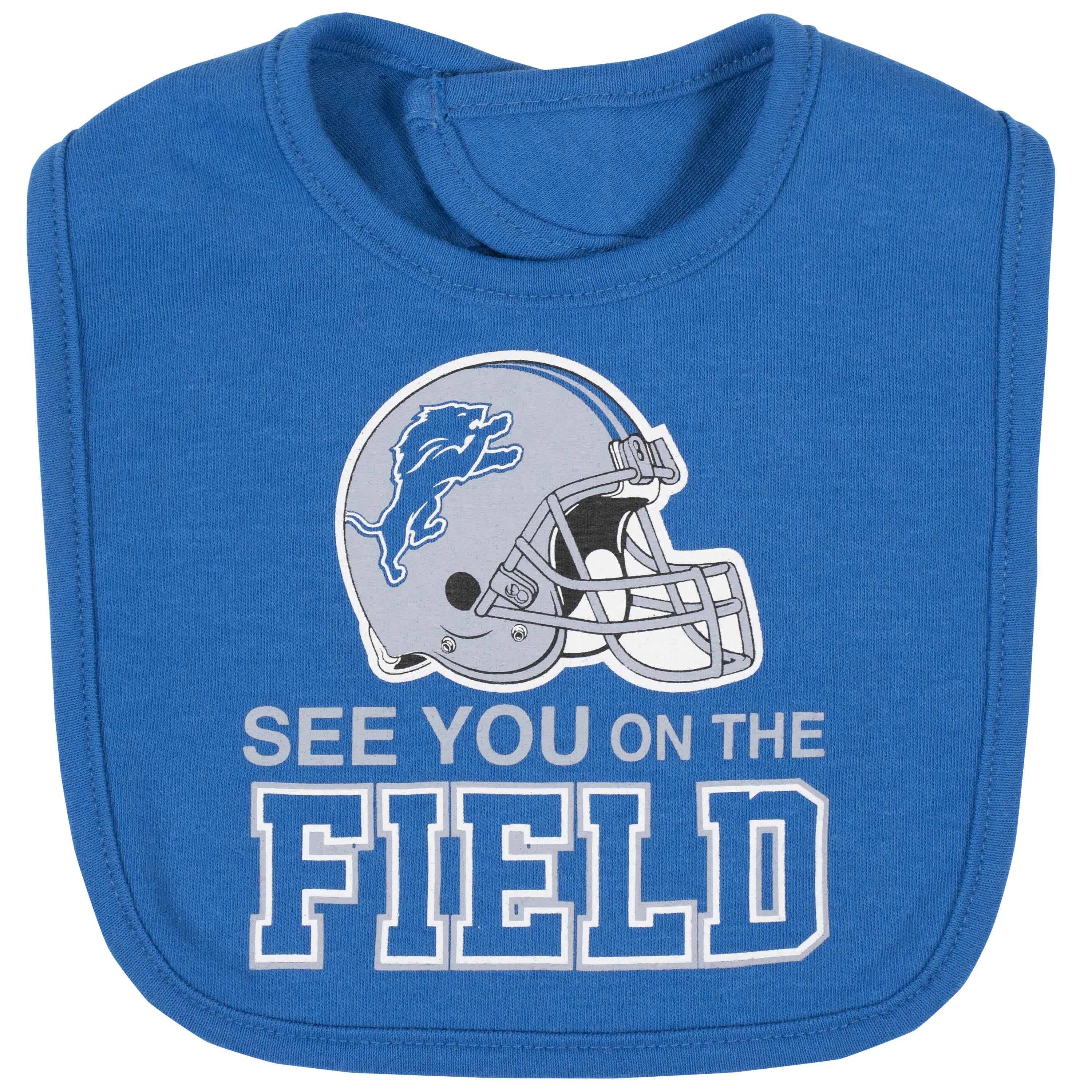 Lions Baby Boys 3-Piece Bodysuit, Bib, and Cap Set