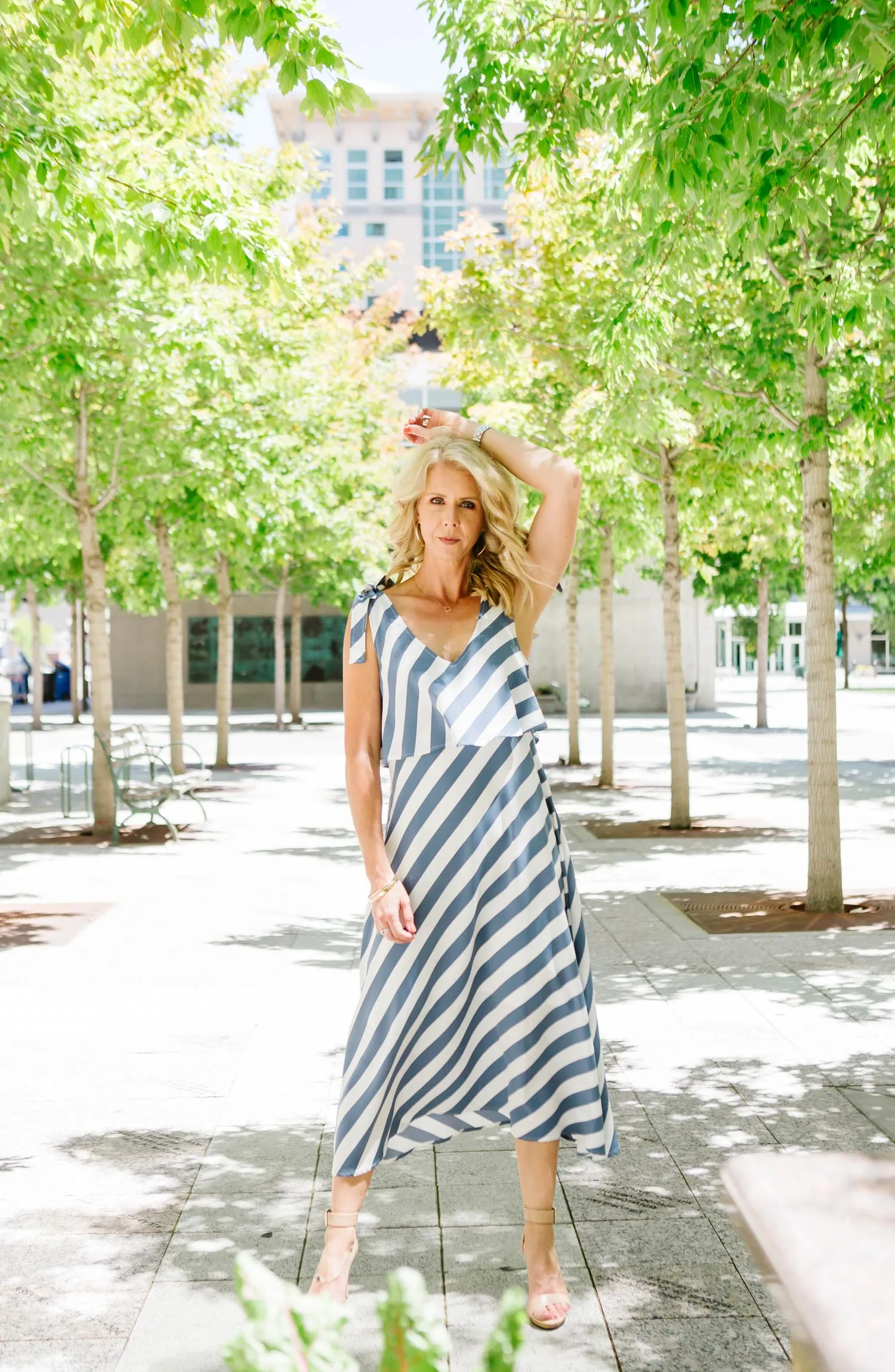 Lisette Sleeveless Striped Dress FINAL SALE