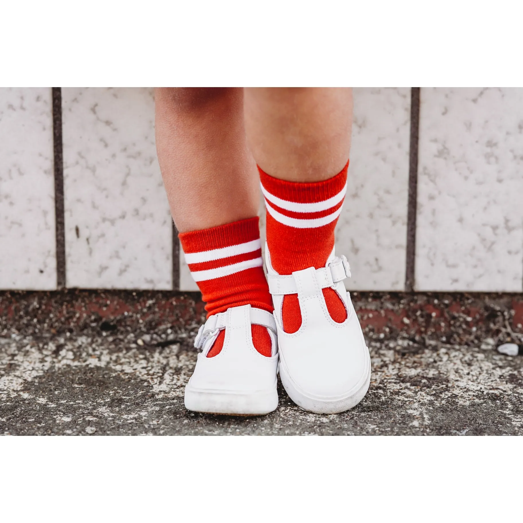 Little Stocking Co Midi Sock Set (3 Pair) - Garden Striped