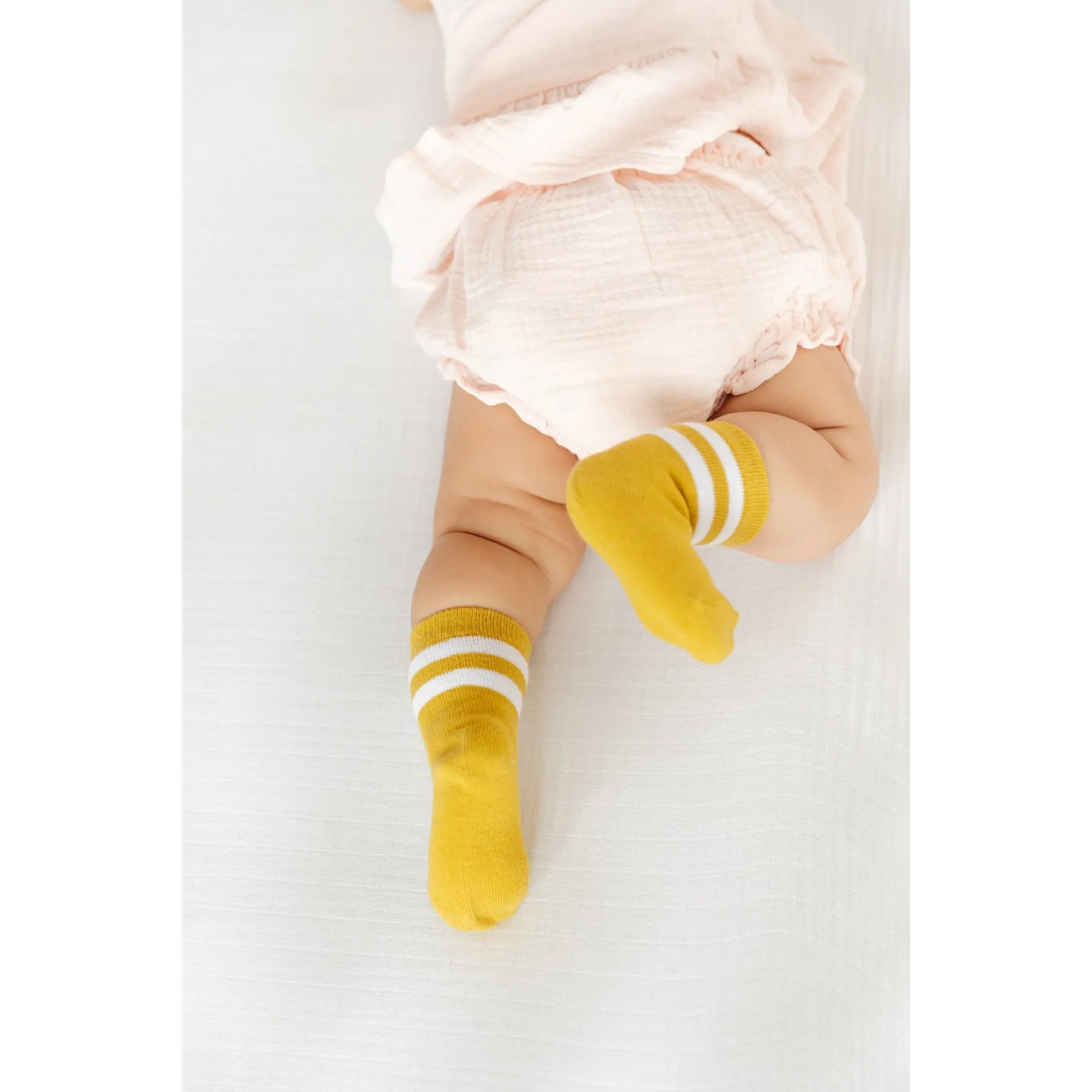 Little Stocking Co Midi Sock Set (3 Pair) - Garden Striped