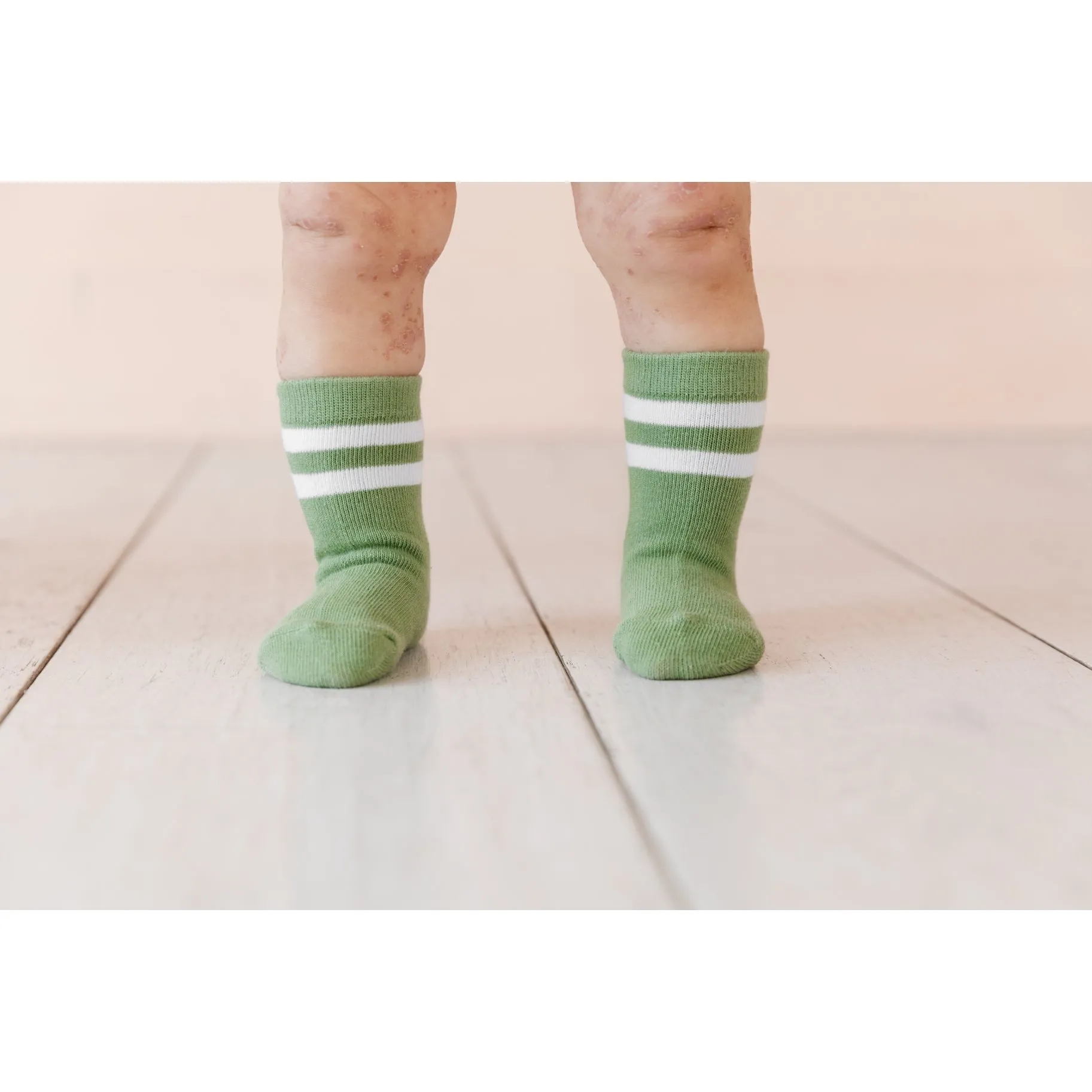 Little Stocking Co Midi Sock Set (3 Pair) - Garden Striped