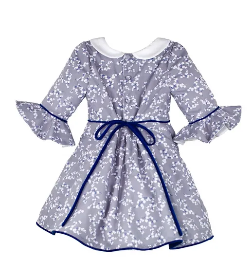 Long Sleeve Snowflake Dress