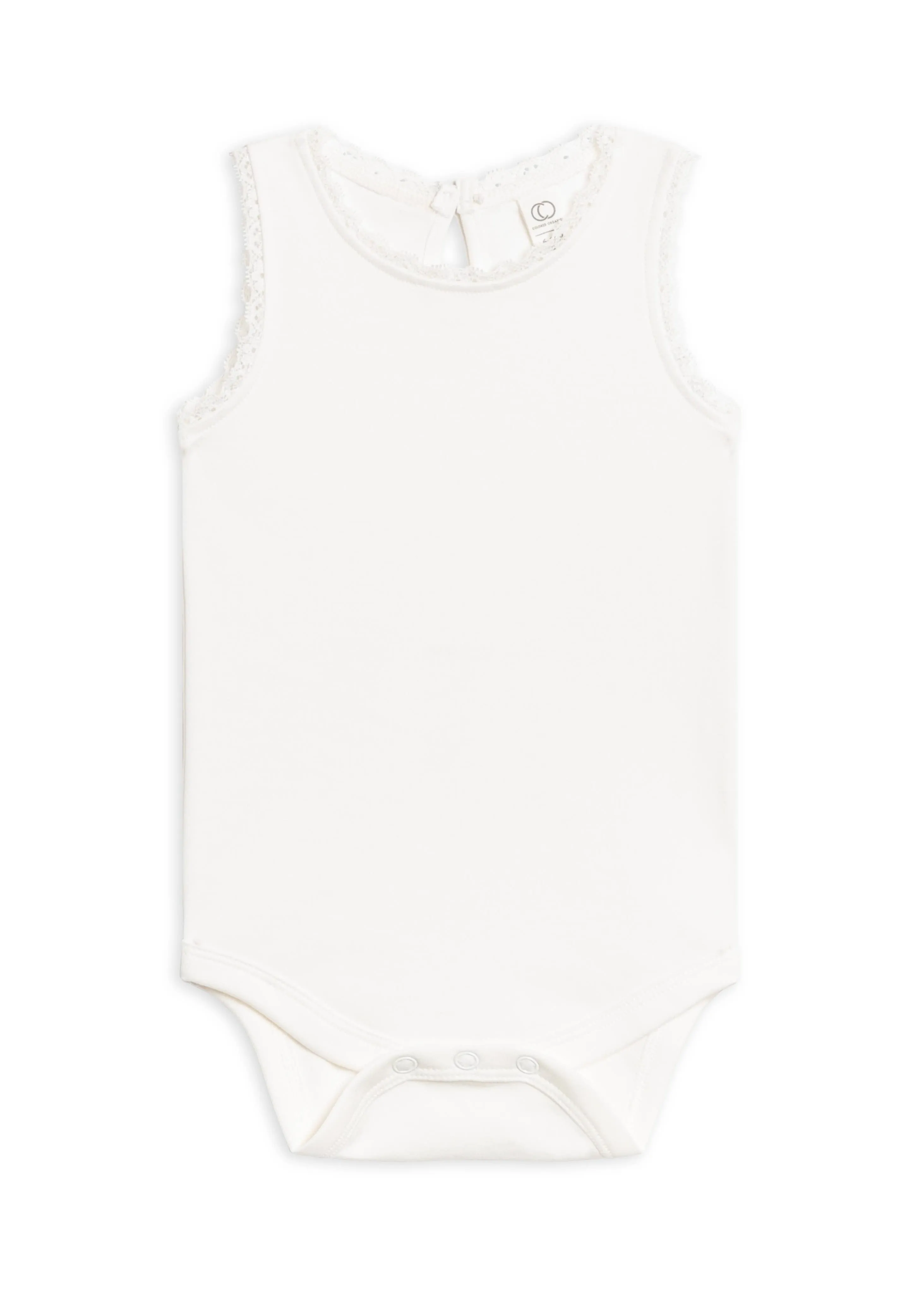 Luna Lace Tank Bodysuit - White