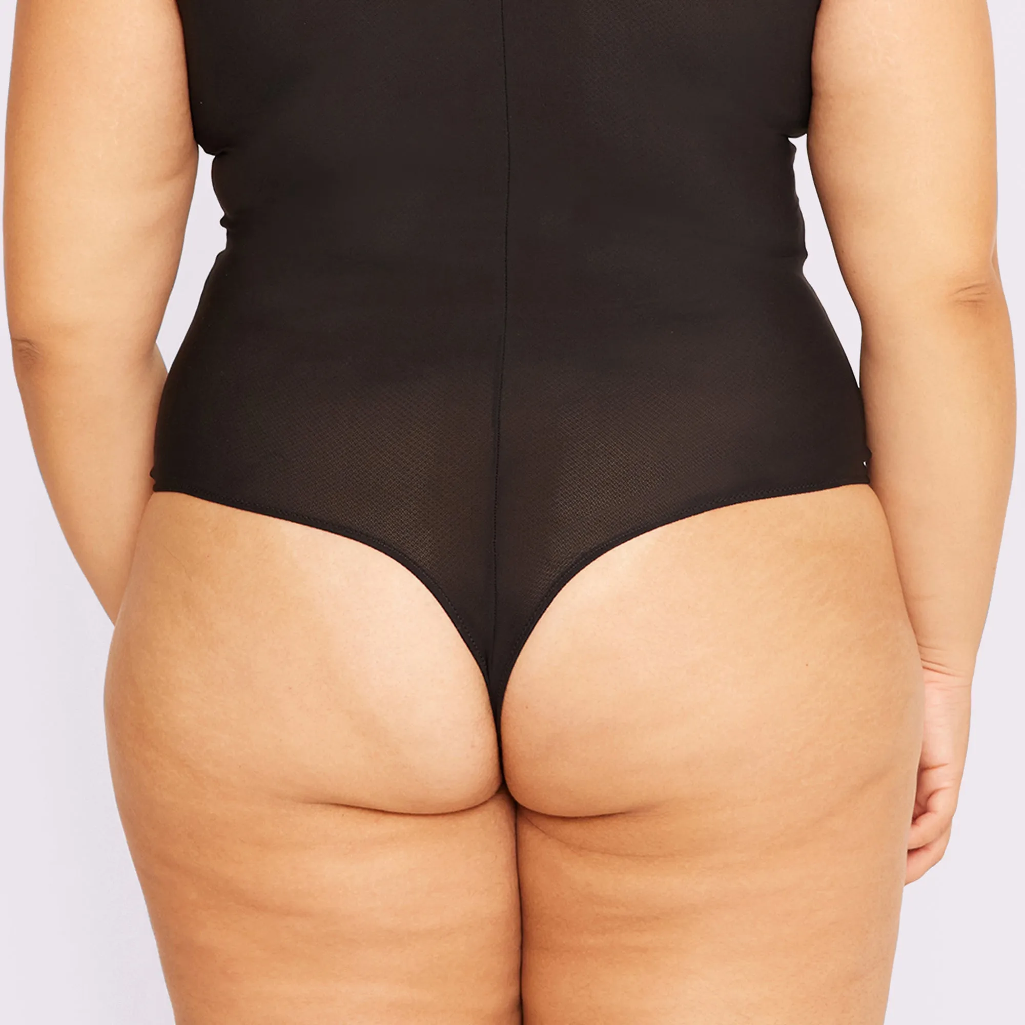 Luxe Sleeveless Bodysuit | Silky Mesh | Archive (Eightball)