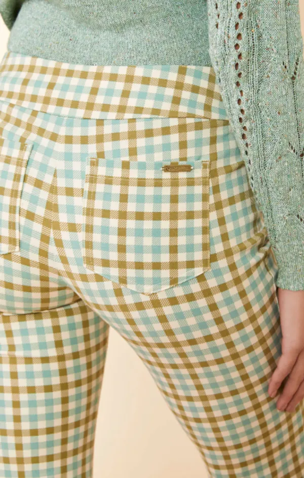 Maren Kick Flare Pant in Mystic Moss Green