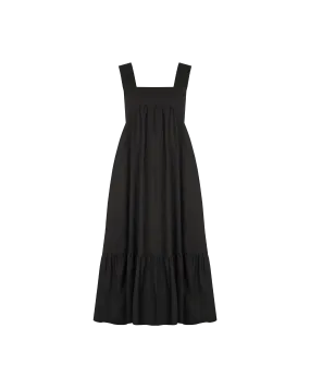 MARGIE TIE-BACK DRESS BLACK