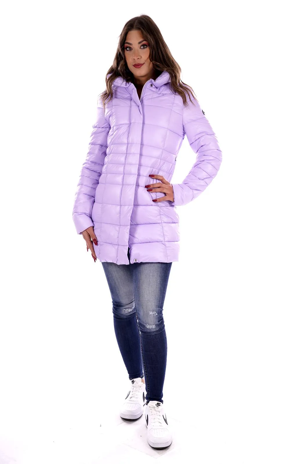 Mark Up Piumino Lilla Da Donna