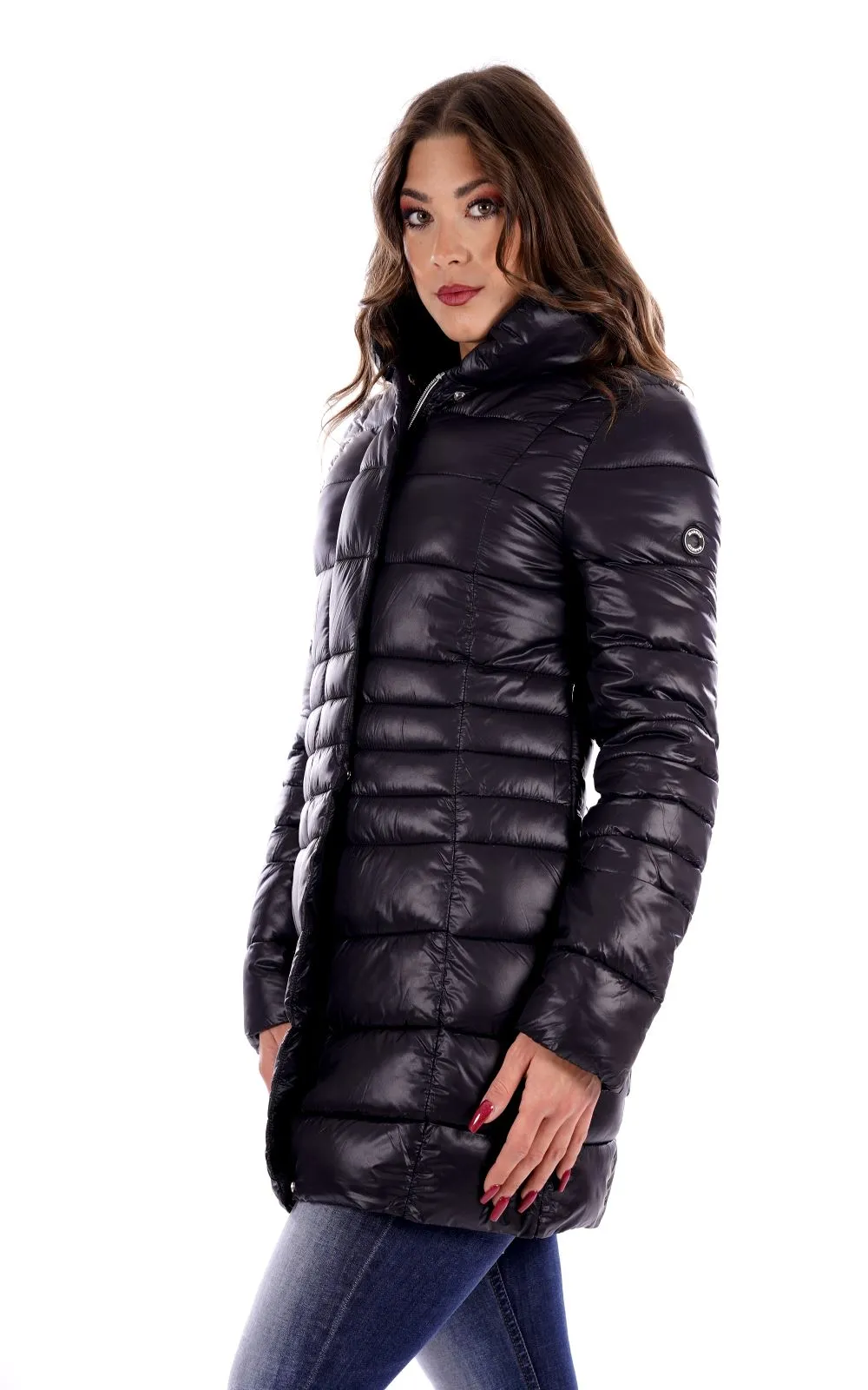 Mark Up Piumino Nero Da Donna