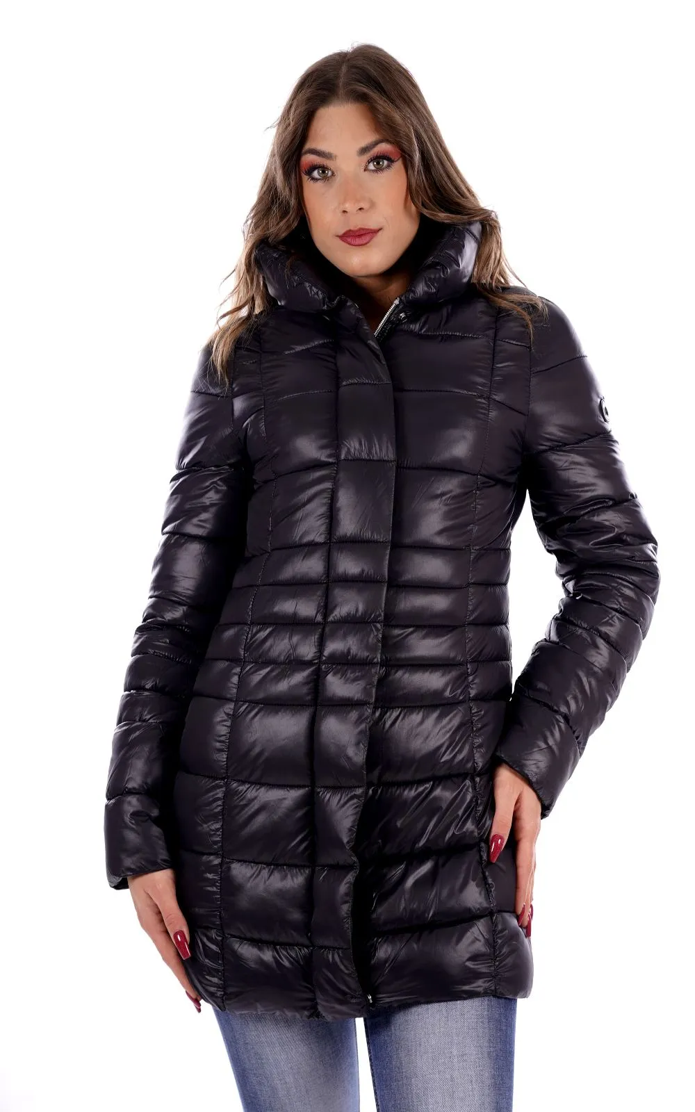 Mark Up Piumino Nero Da Donna