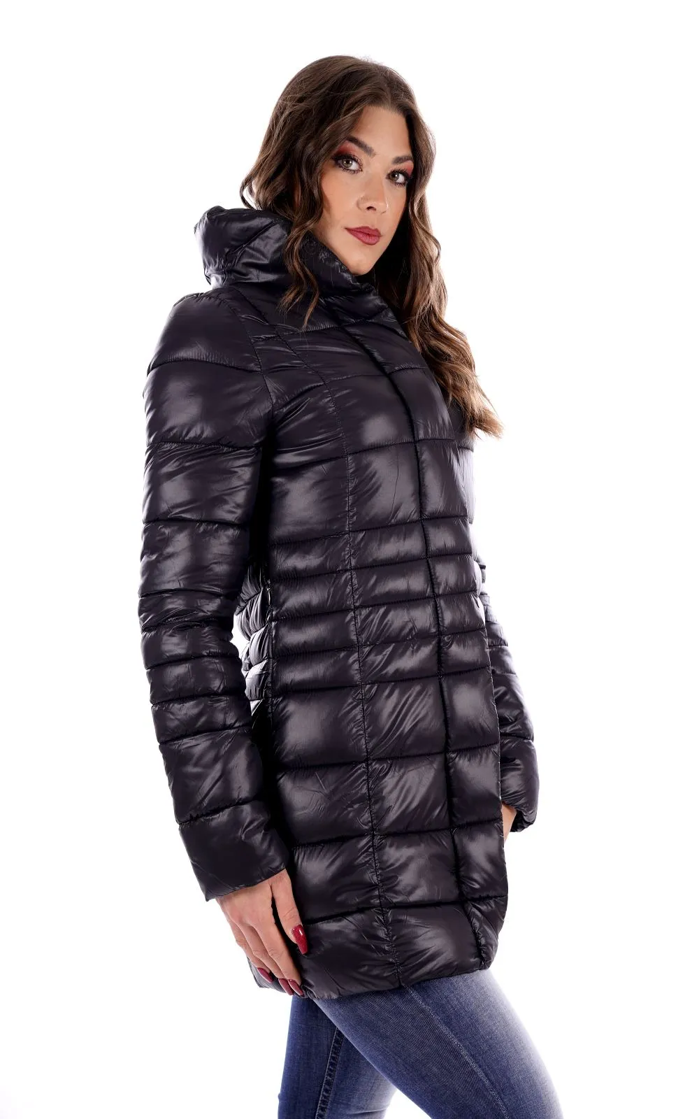 Mark Up Piumino Nero Da Donna