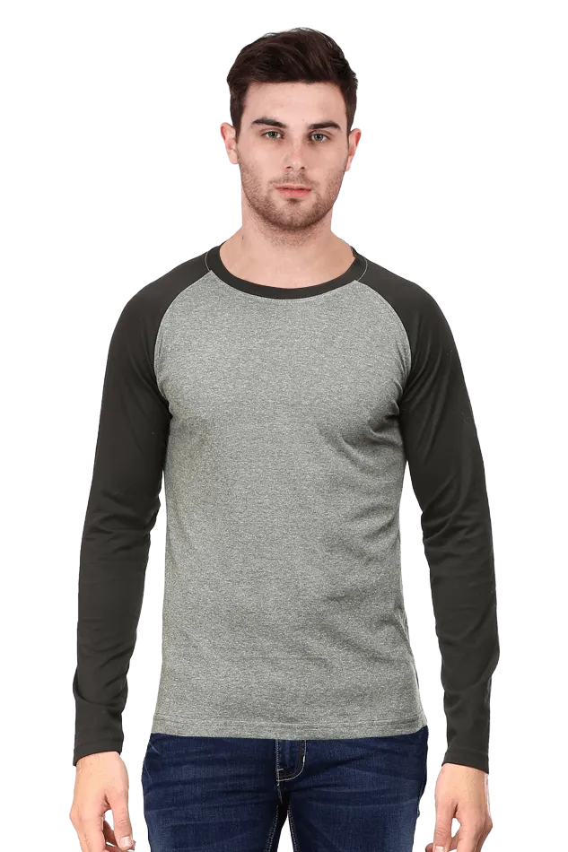 Men’s Raglan Full-Sleeve T-Shirt – Sporty Design and All-Day Comfort