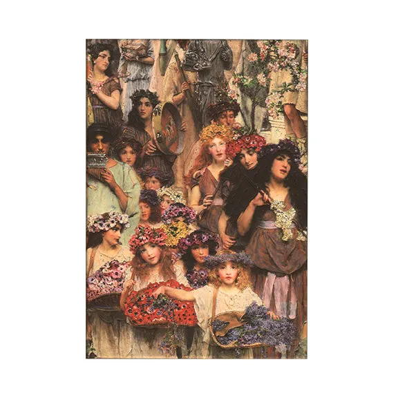 Midi Lined Journal - Alma-Tadema Spring
