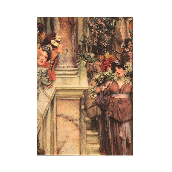 Midi Lined Journal - Alma-Tadema Spring