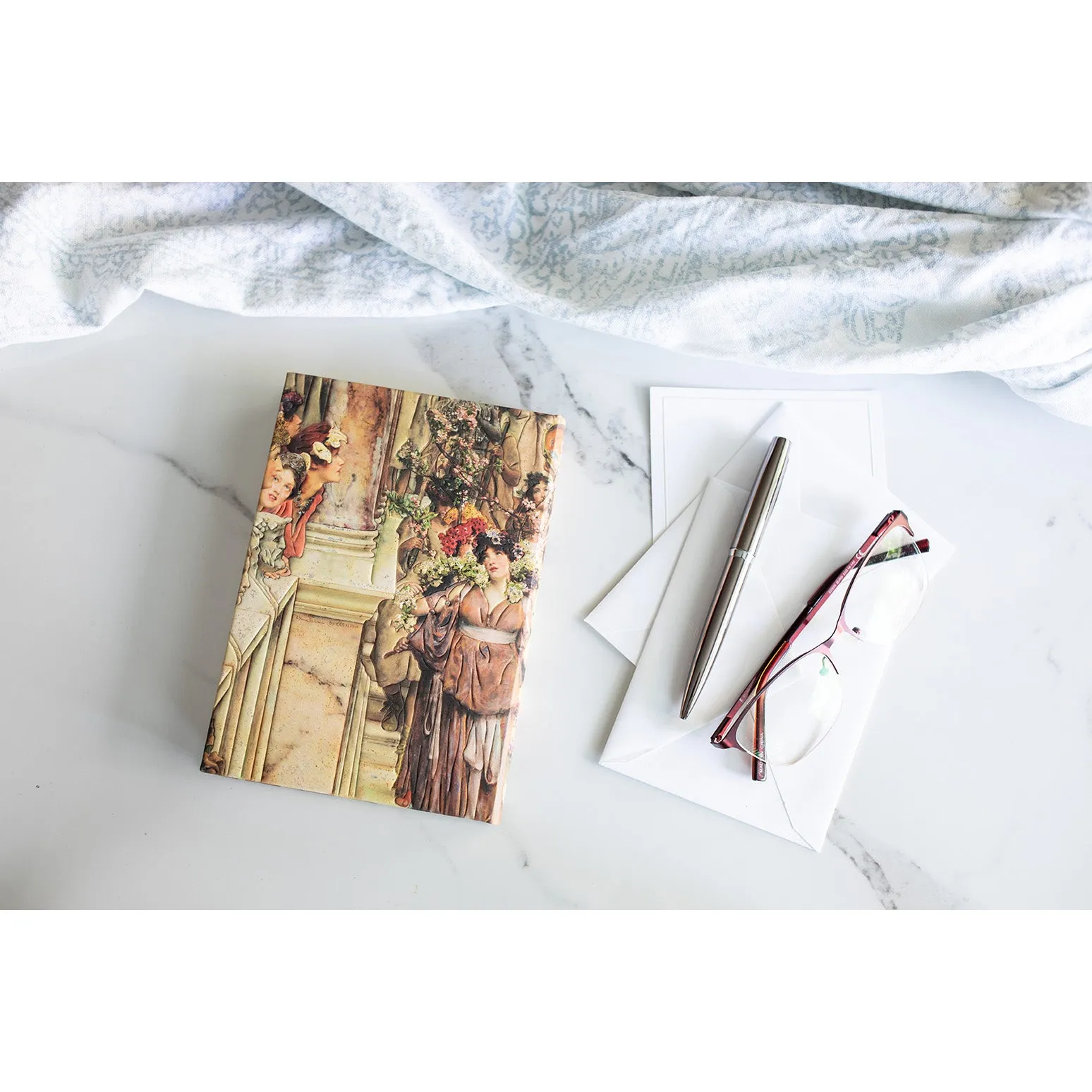 Midi Lined Journal - Alma-Tadema Spring