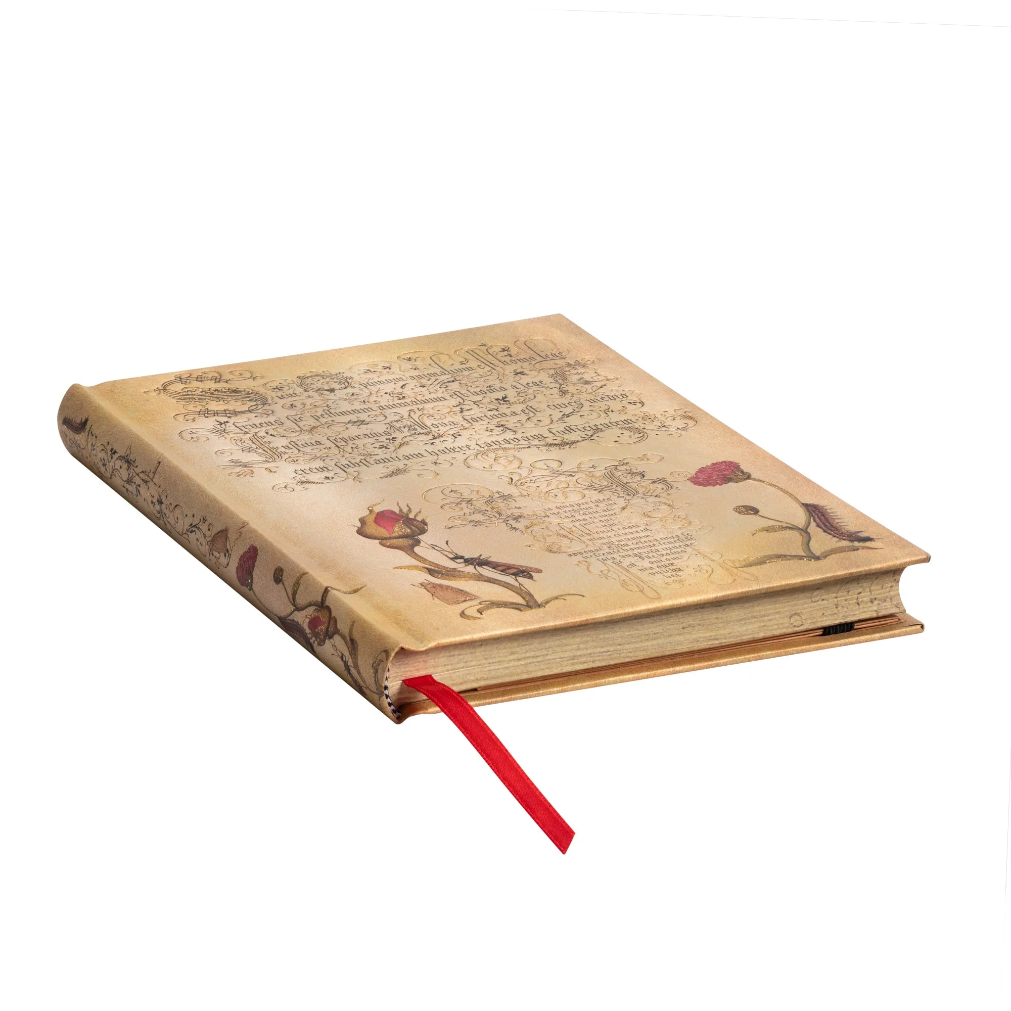 Midi Lined Journal - Flemish Rose