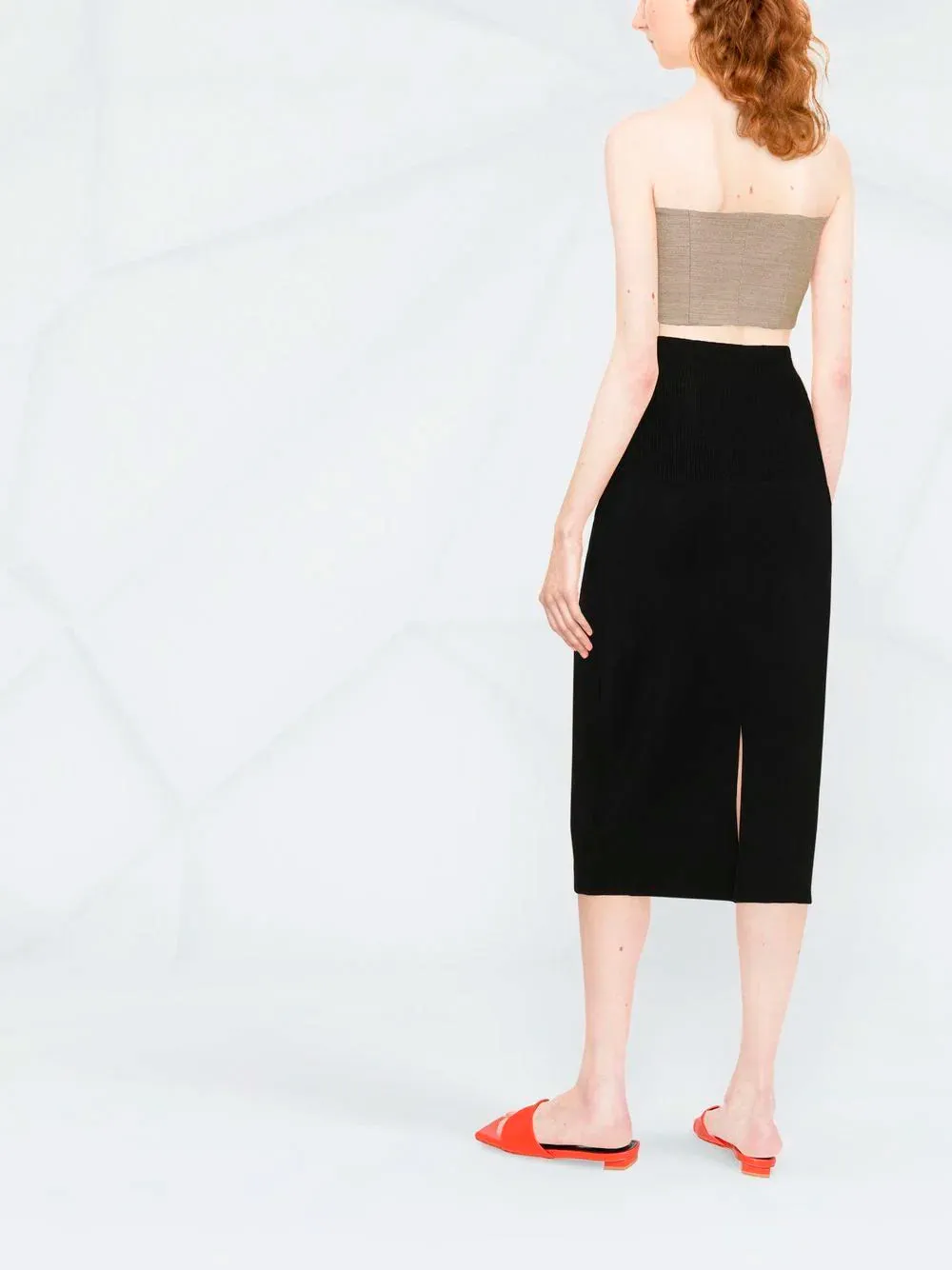 Midi pencil skirt