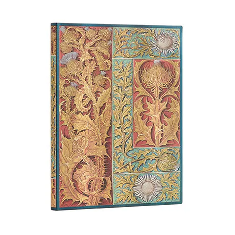 Midi Unlined Journal- Thistle Design