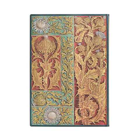 Midi Unlined Journal- Thistle Design