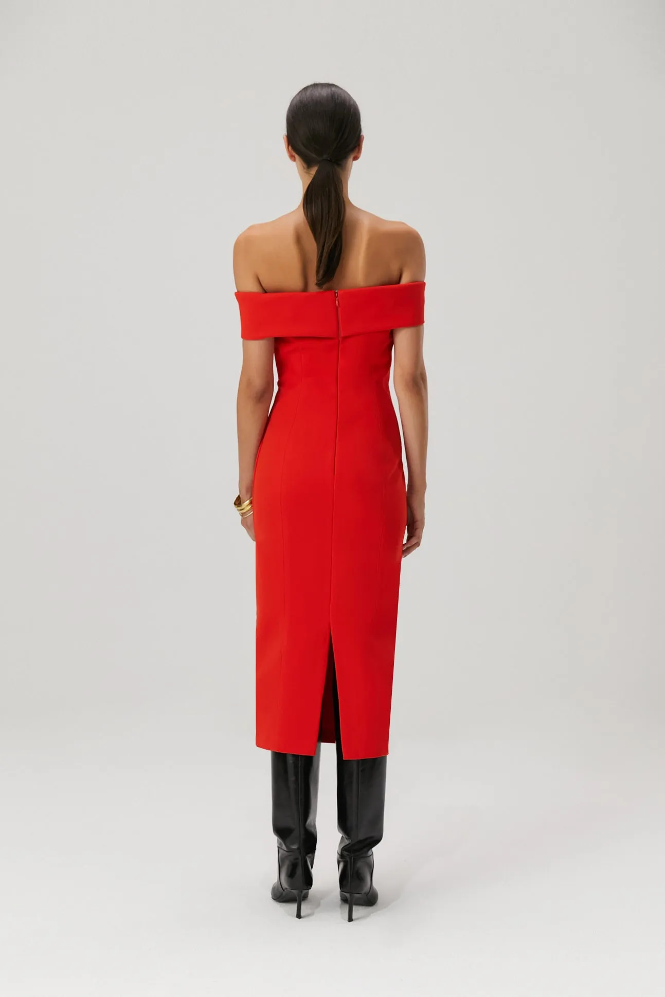 MISHA BERNADINE MIDI DRESS