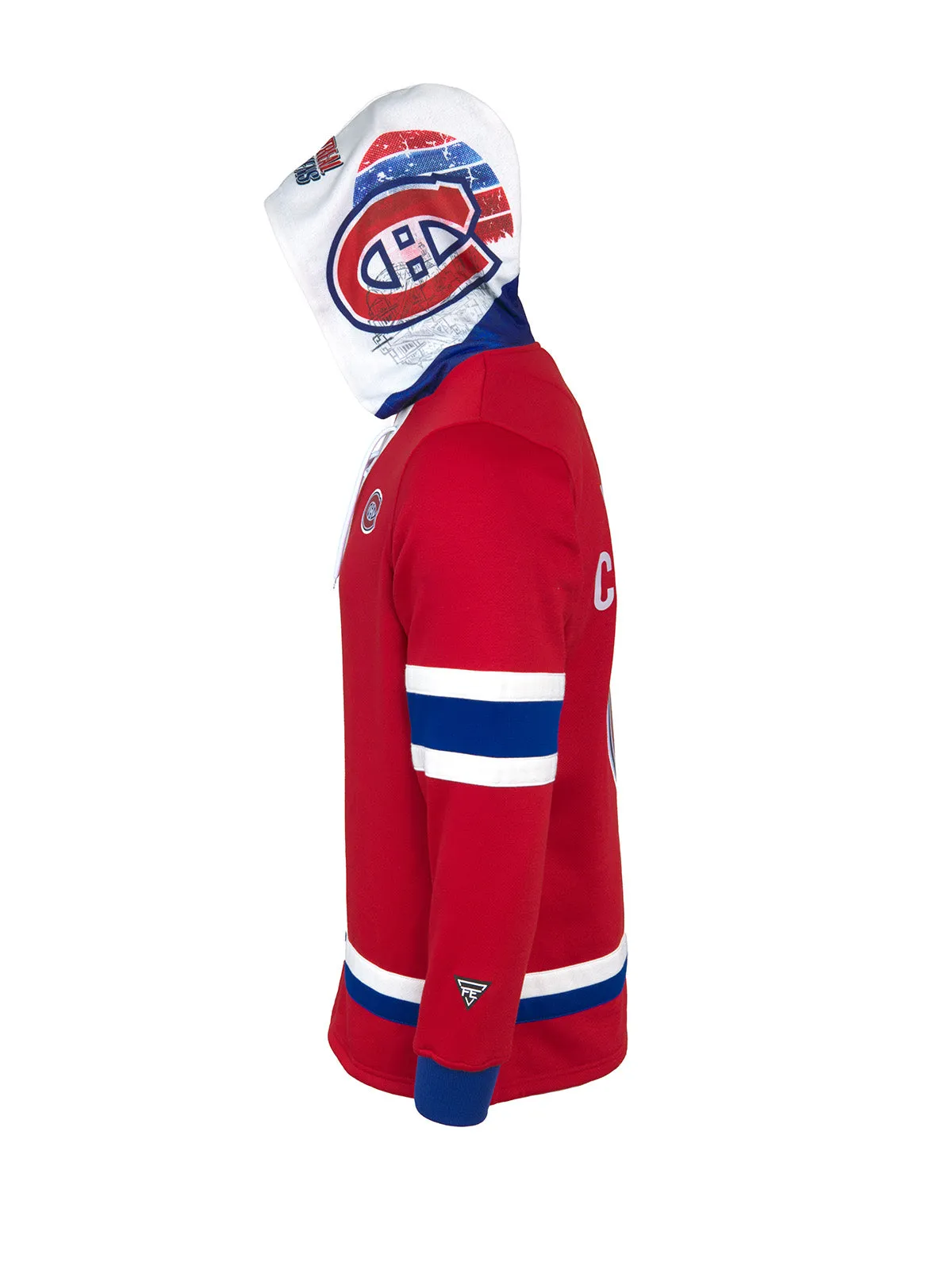 Montreal Canadiens Lace-Up Hoodie