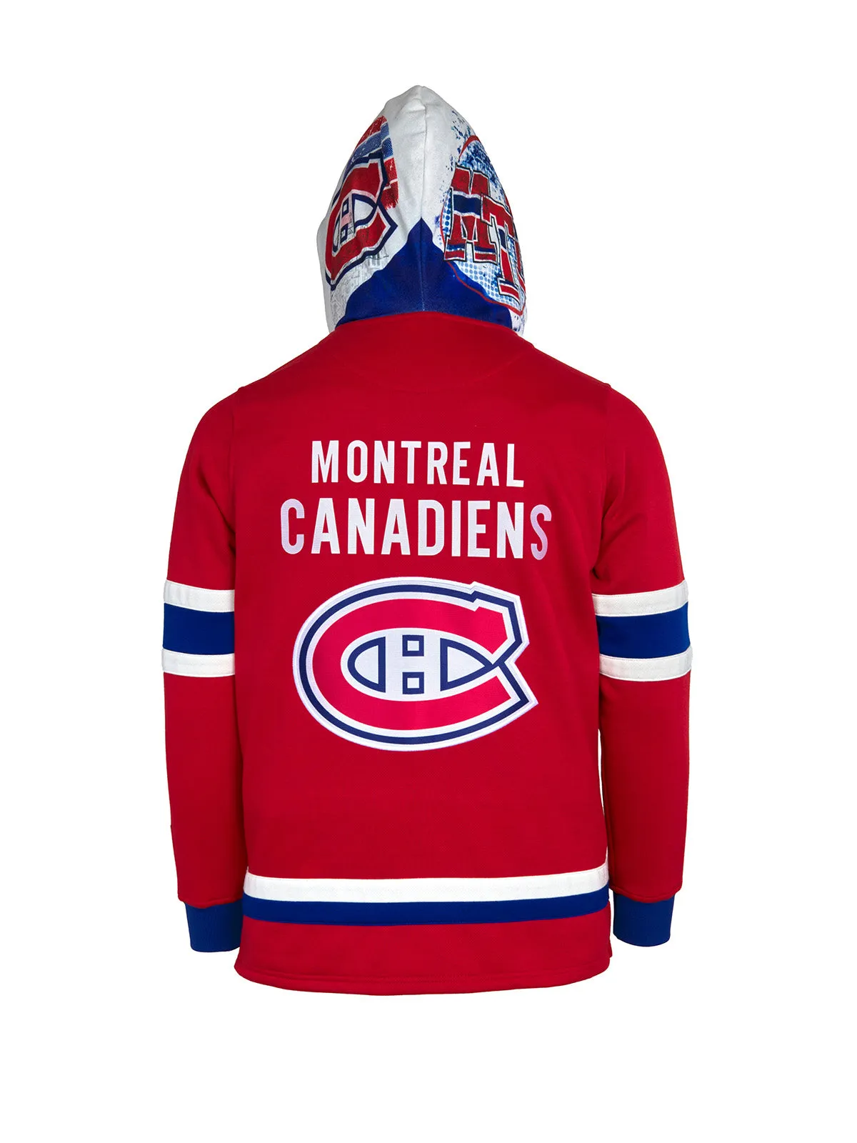 Montreal Canadiens Lace-Up Hoodie