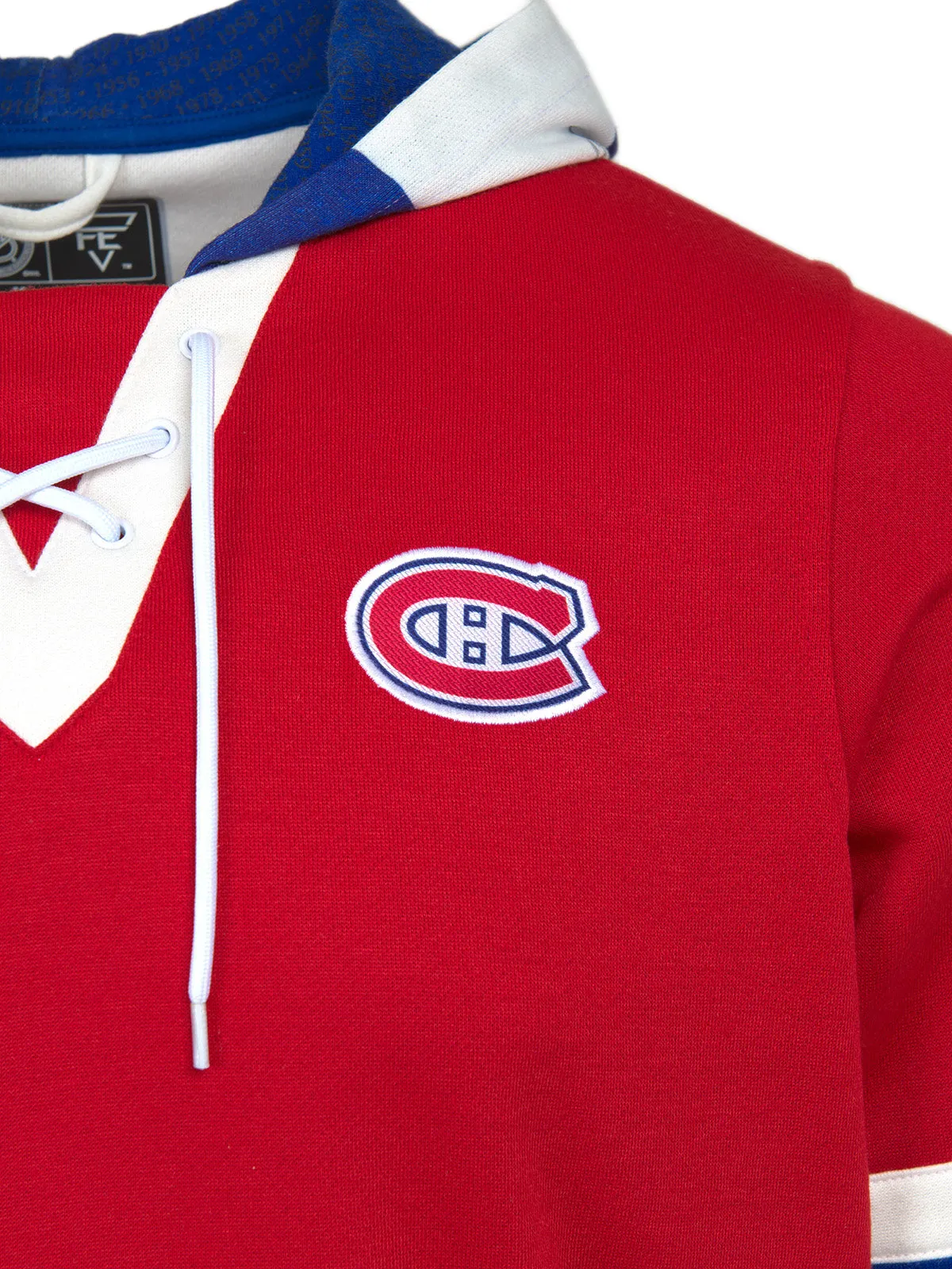 Montreal Canadiens Lace-Up Hoodie
