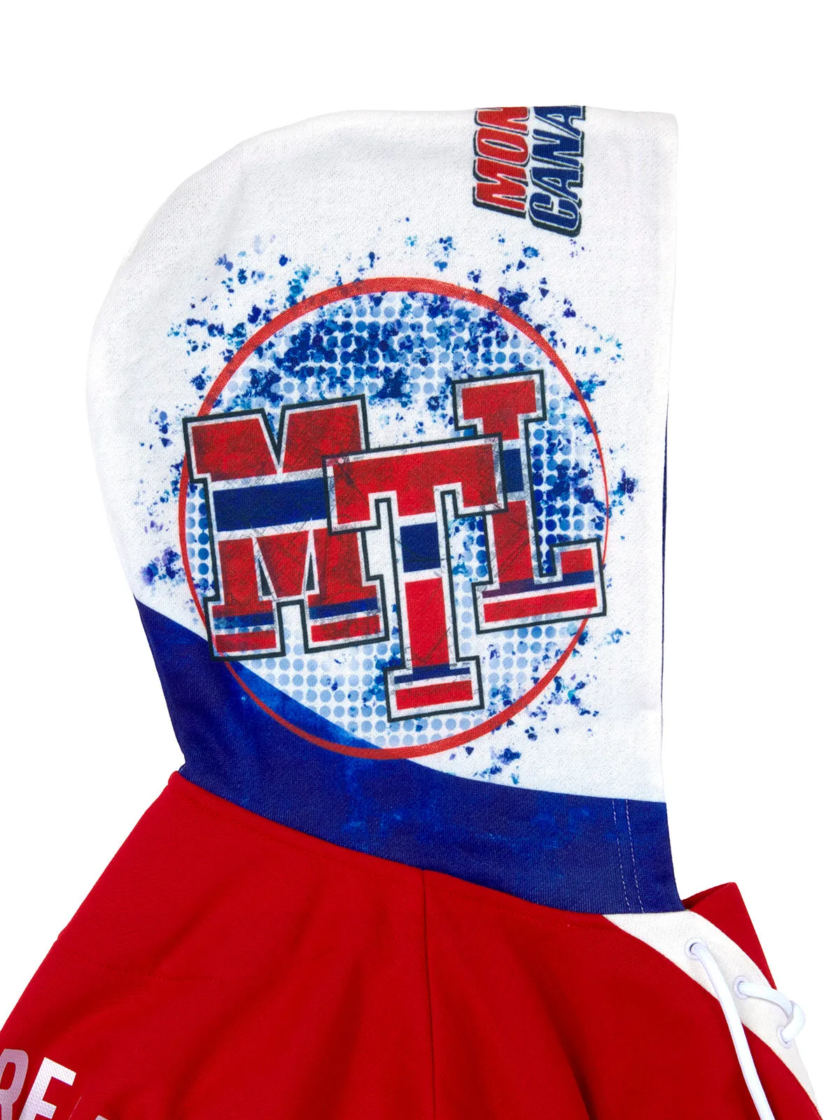 Montreal Canadiens Lace-Up Hoodie