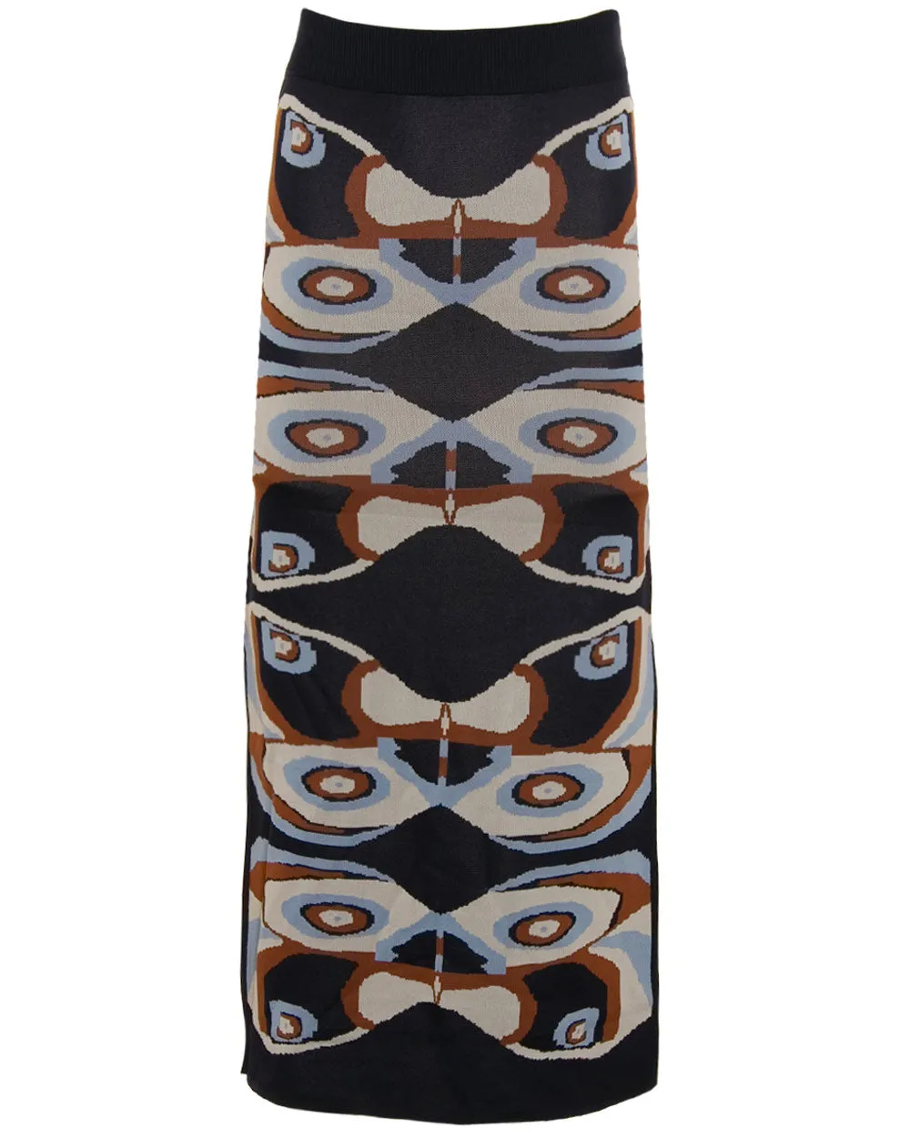 Navy Butterfly Nylah Skirt