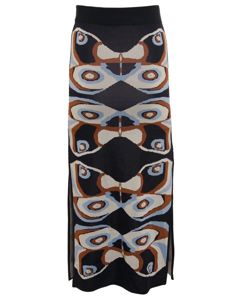 Navy Butterfly Nylah Skirt