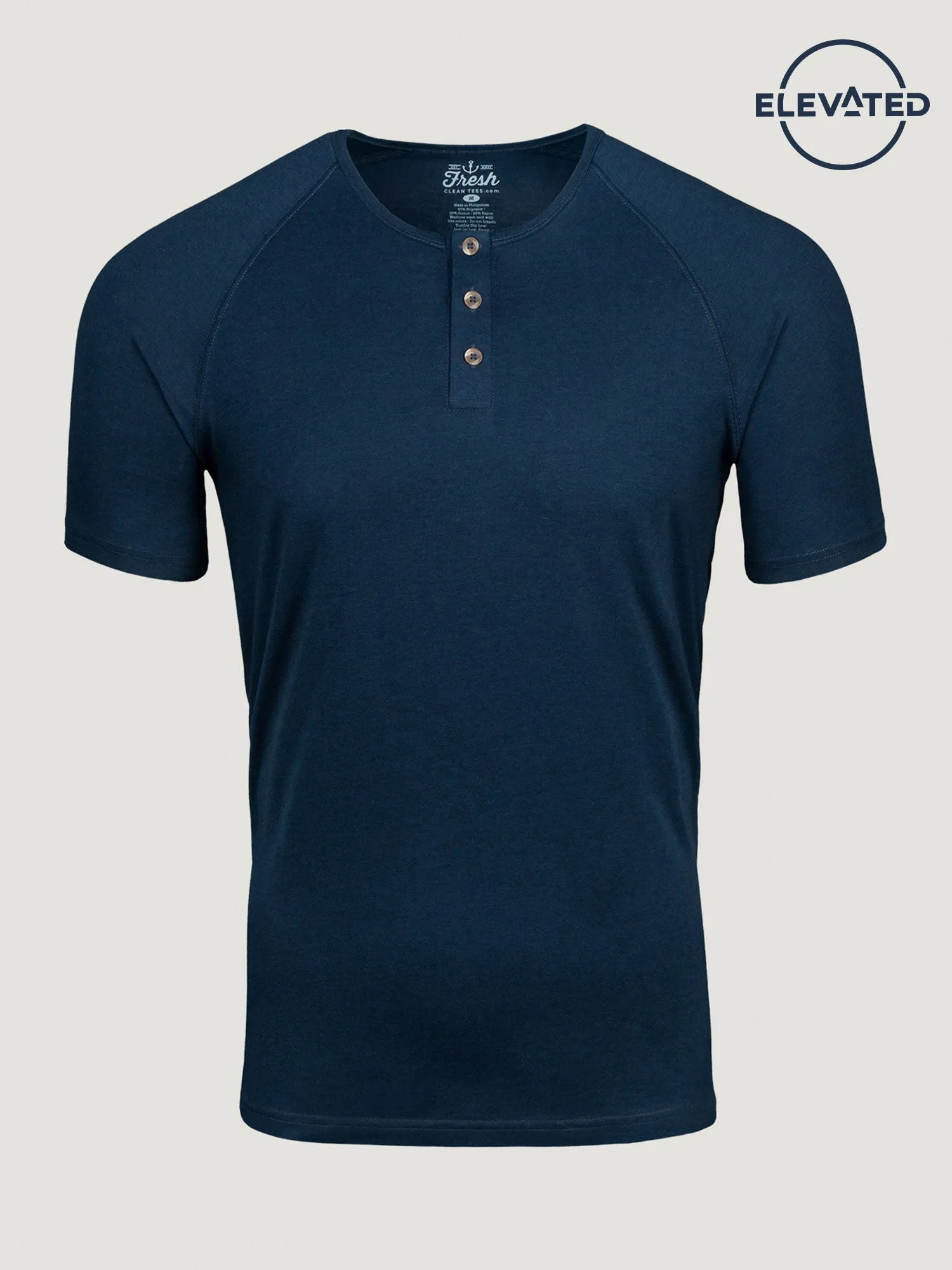 Navy Slim Fit Henley FINAL SALE