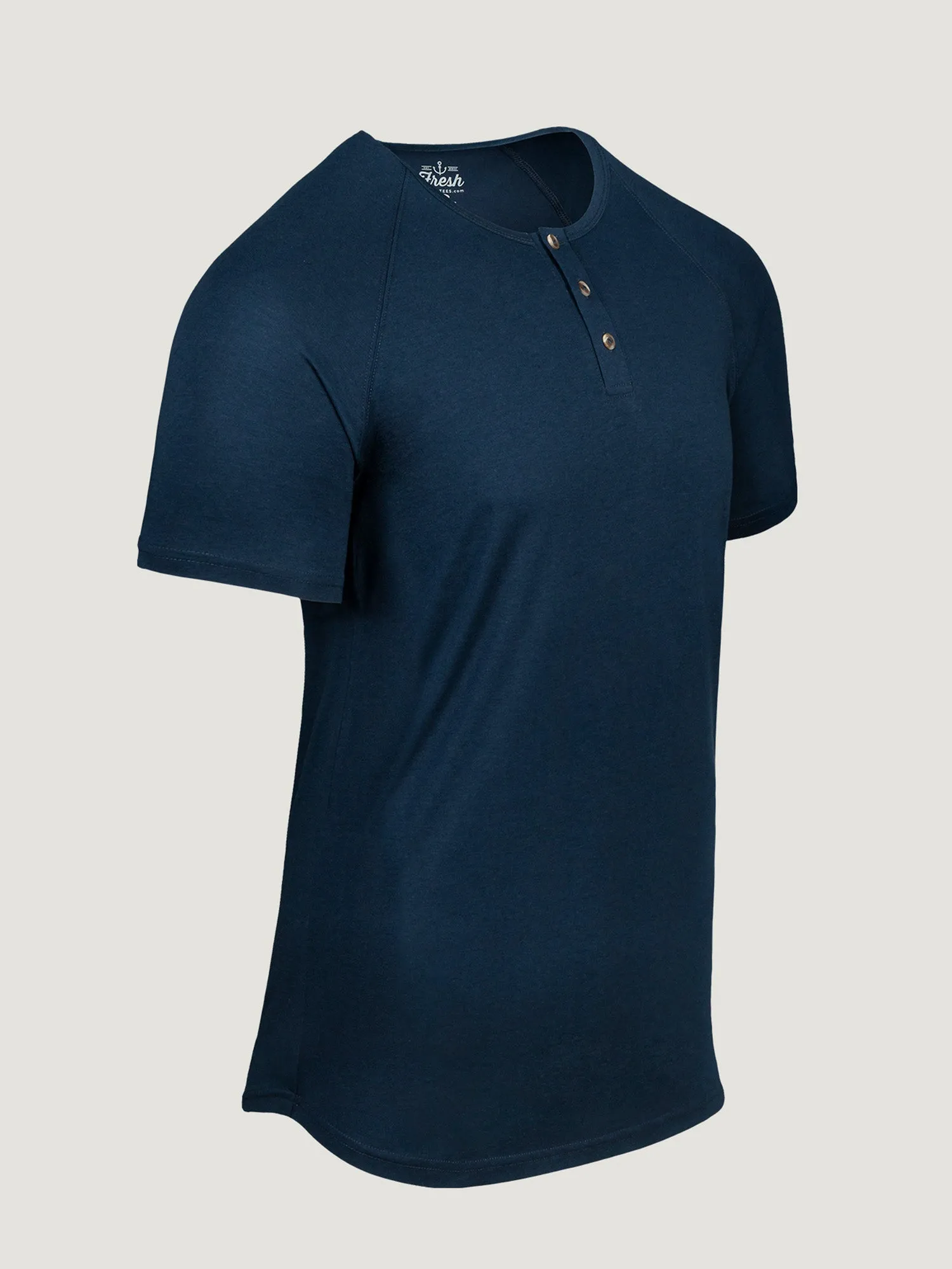 Navy Slim Fit Henley FINAL SALE