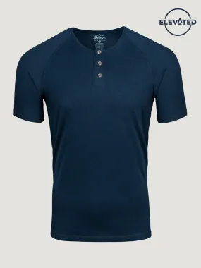 Navy Slim Fit Henley FINAL SALE