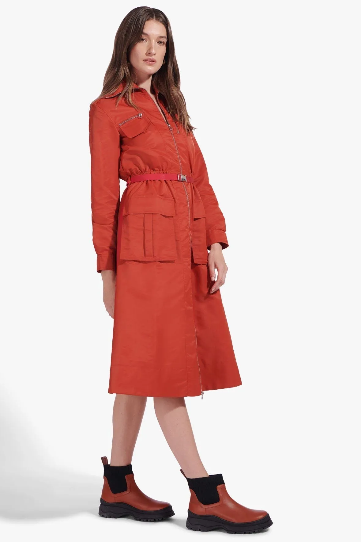 NEATH DRESS | RUST