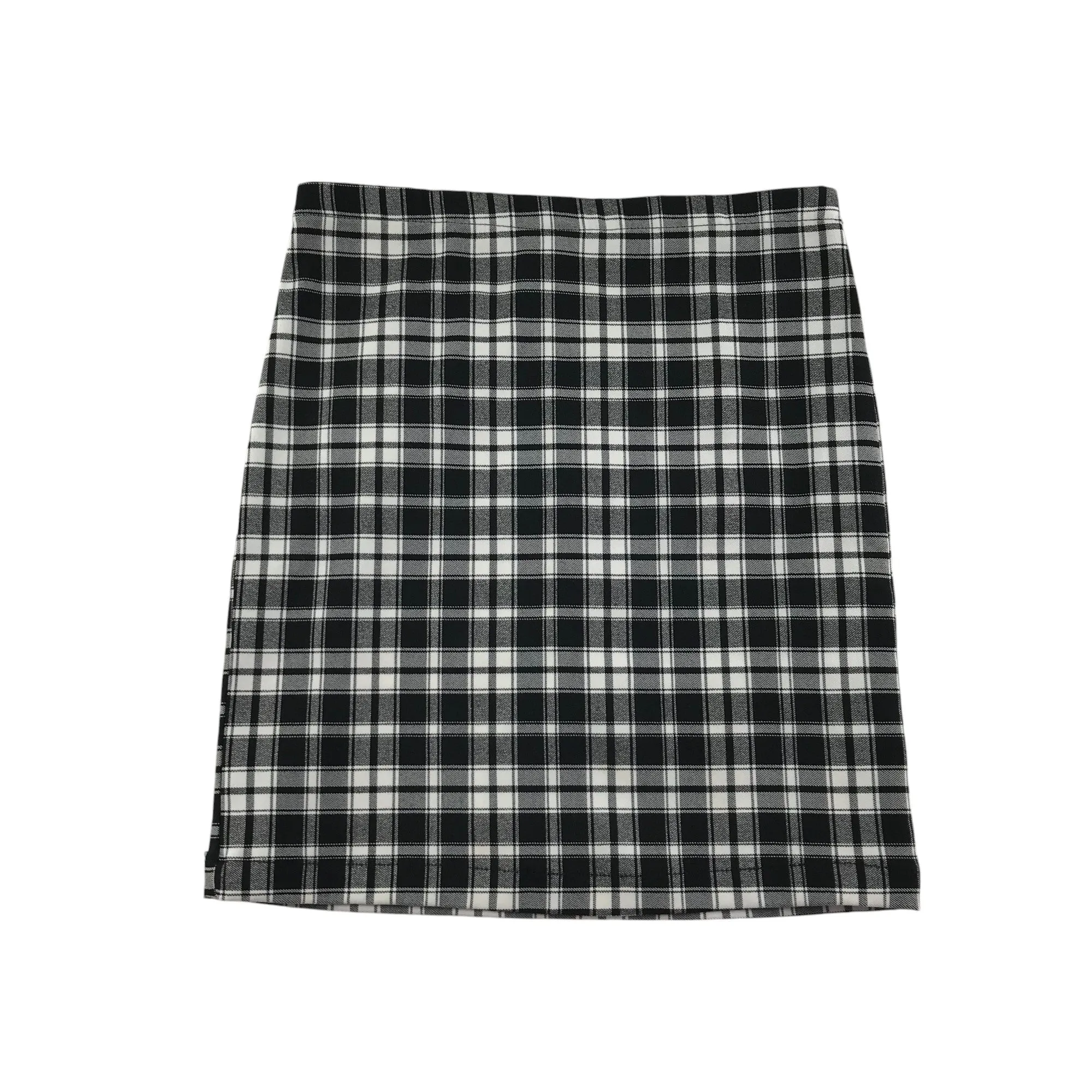 New Look skirt 10-11 years black and white check pattern