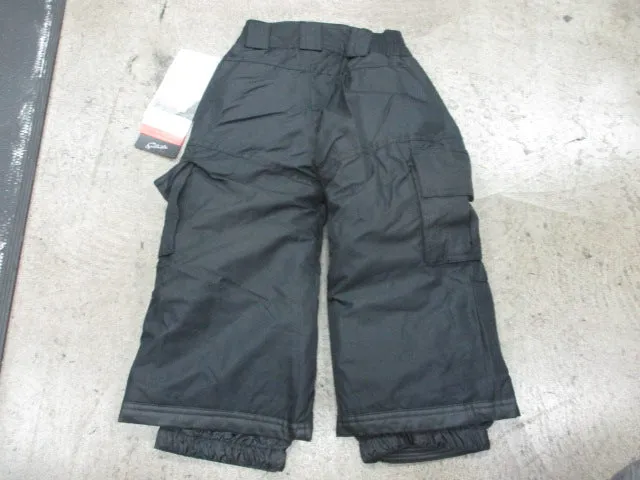New WFS Sportcaster Toddler Cargo Snow Pants Black Size 2T
