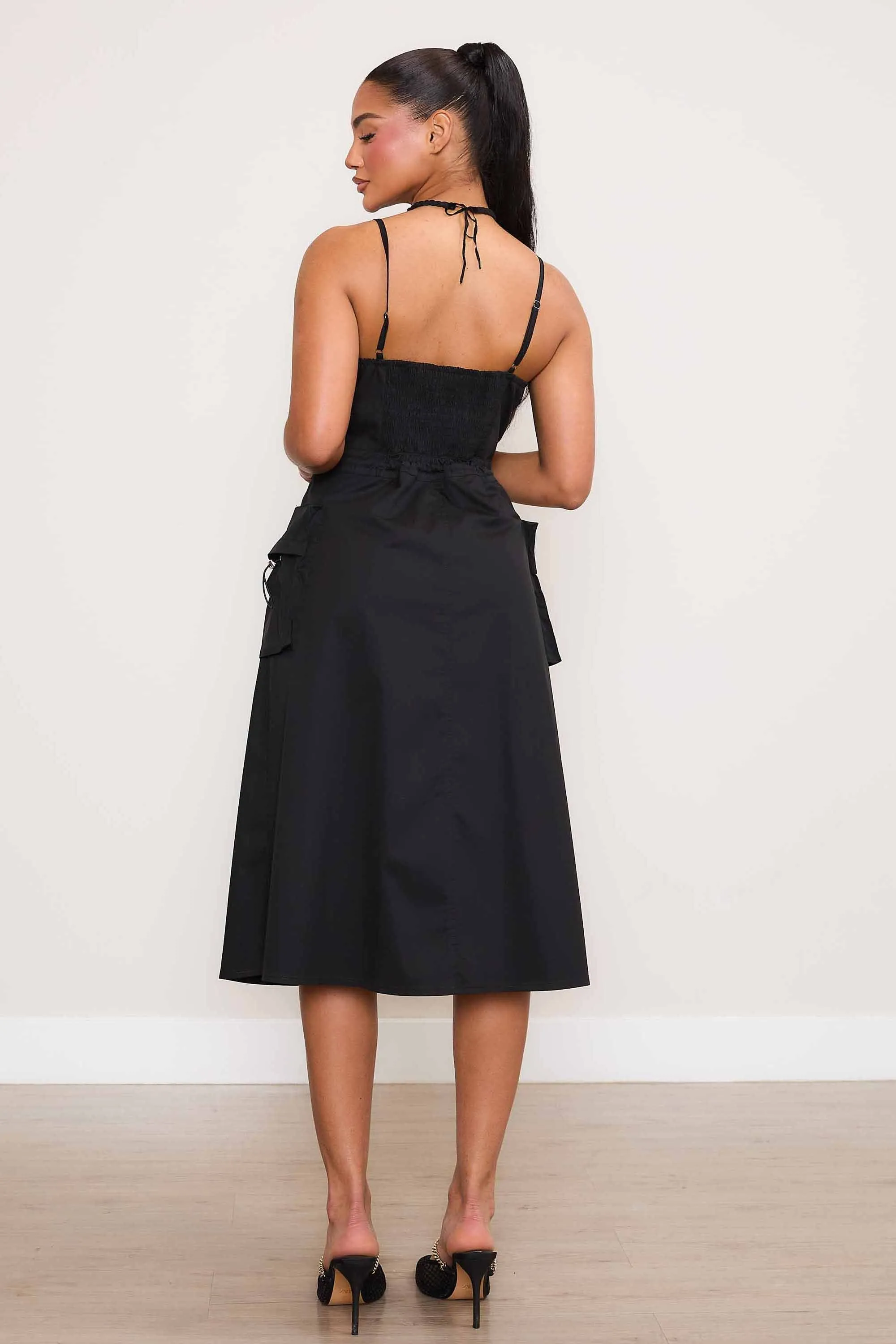 Nylon Cargo Dress