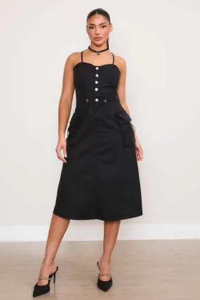 Nylon Cargo Dress