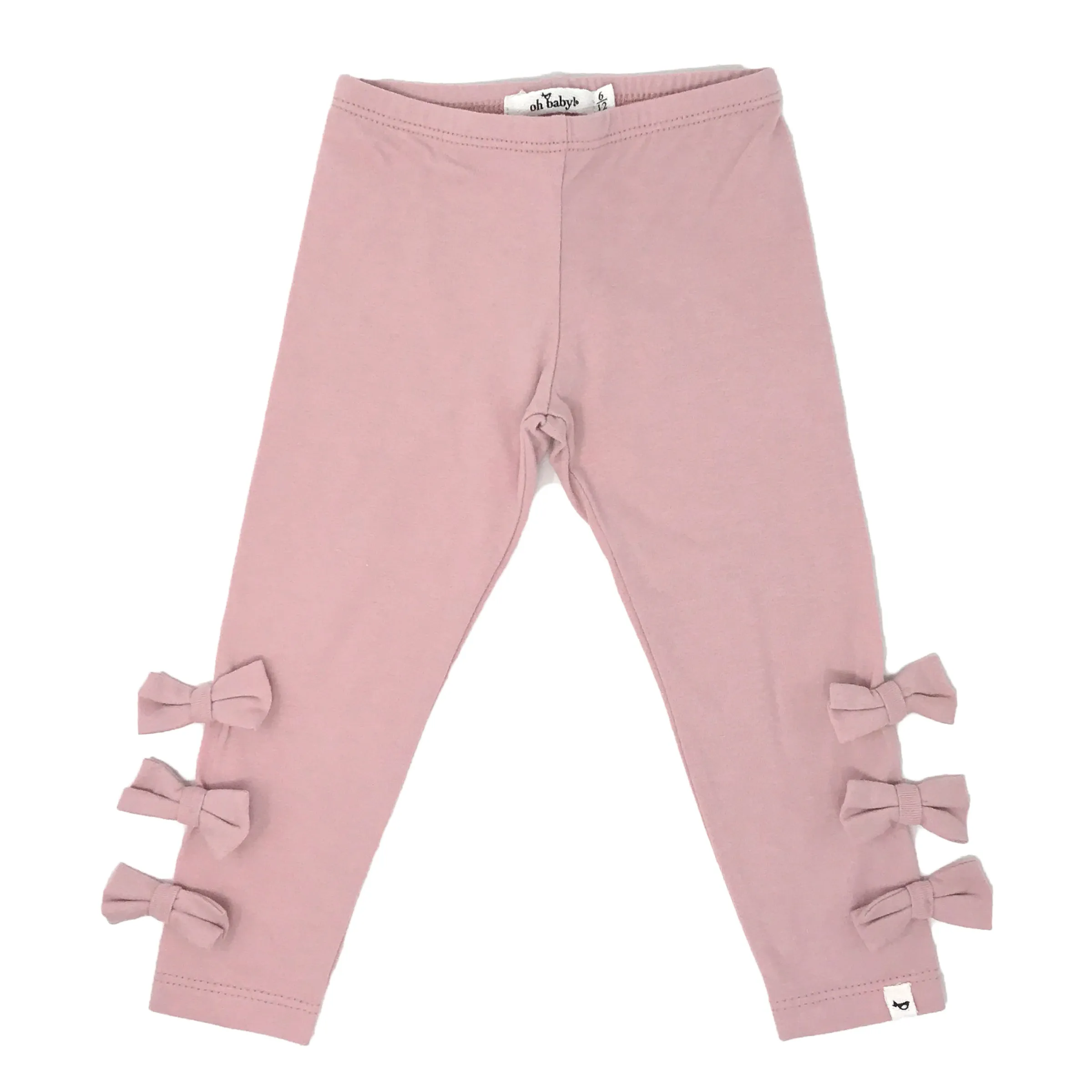 oh baby! Bow Leggings - Blush