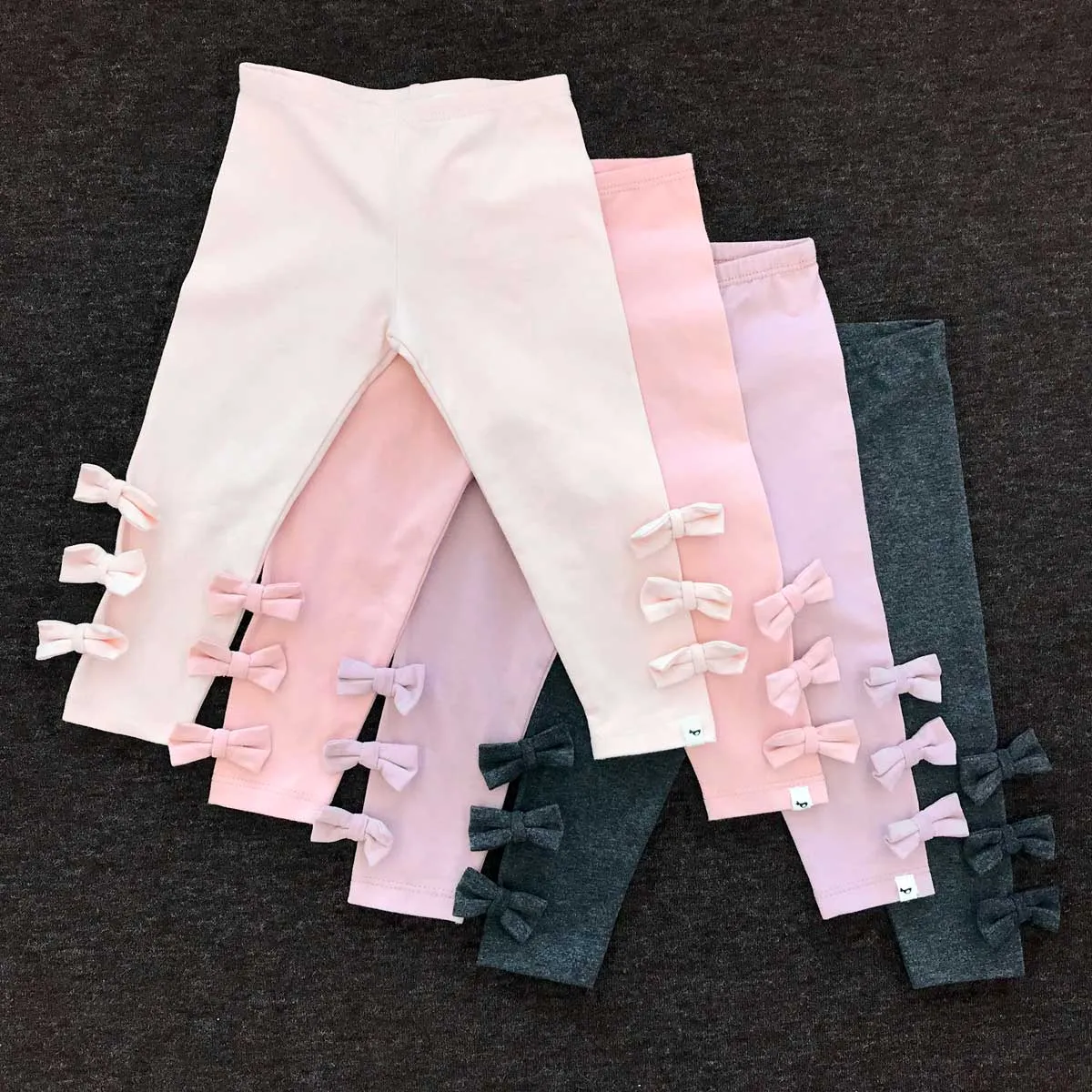 oh baby! Bow Leggings - Blush
