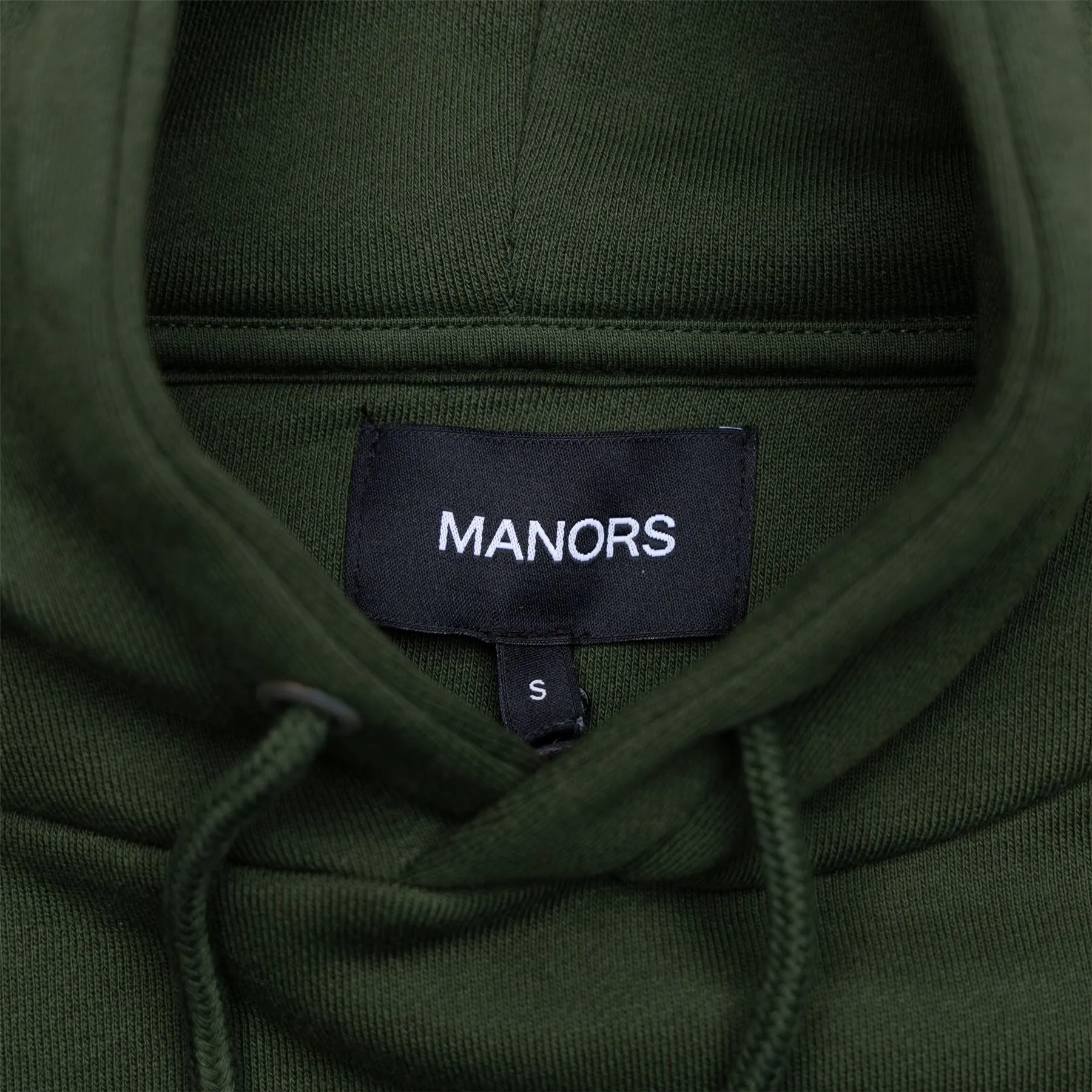 Organic Knitted Cotton Eighteenth Hoodie Green - AW24