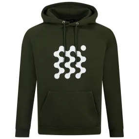 Organic Knitted Cotton Eighteenth Hoodie Green - AW24