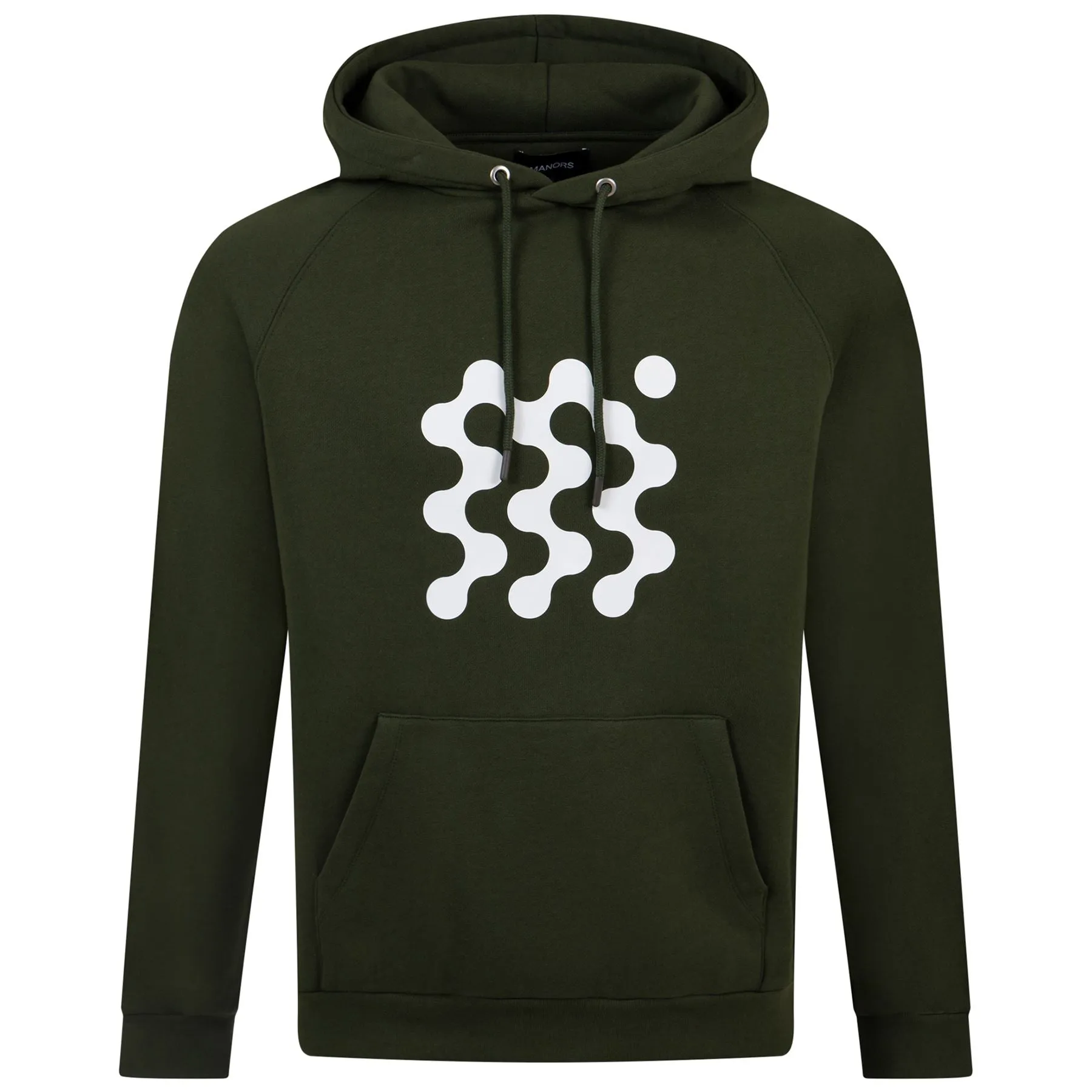 Organic Knitted Cotton Eighteenth Hoodie Green - AW24