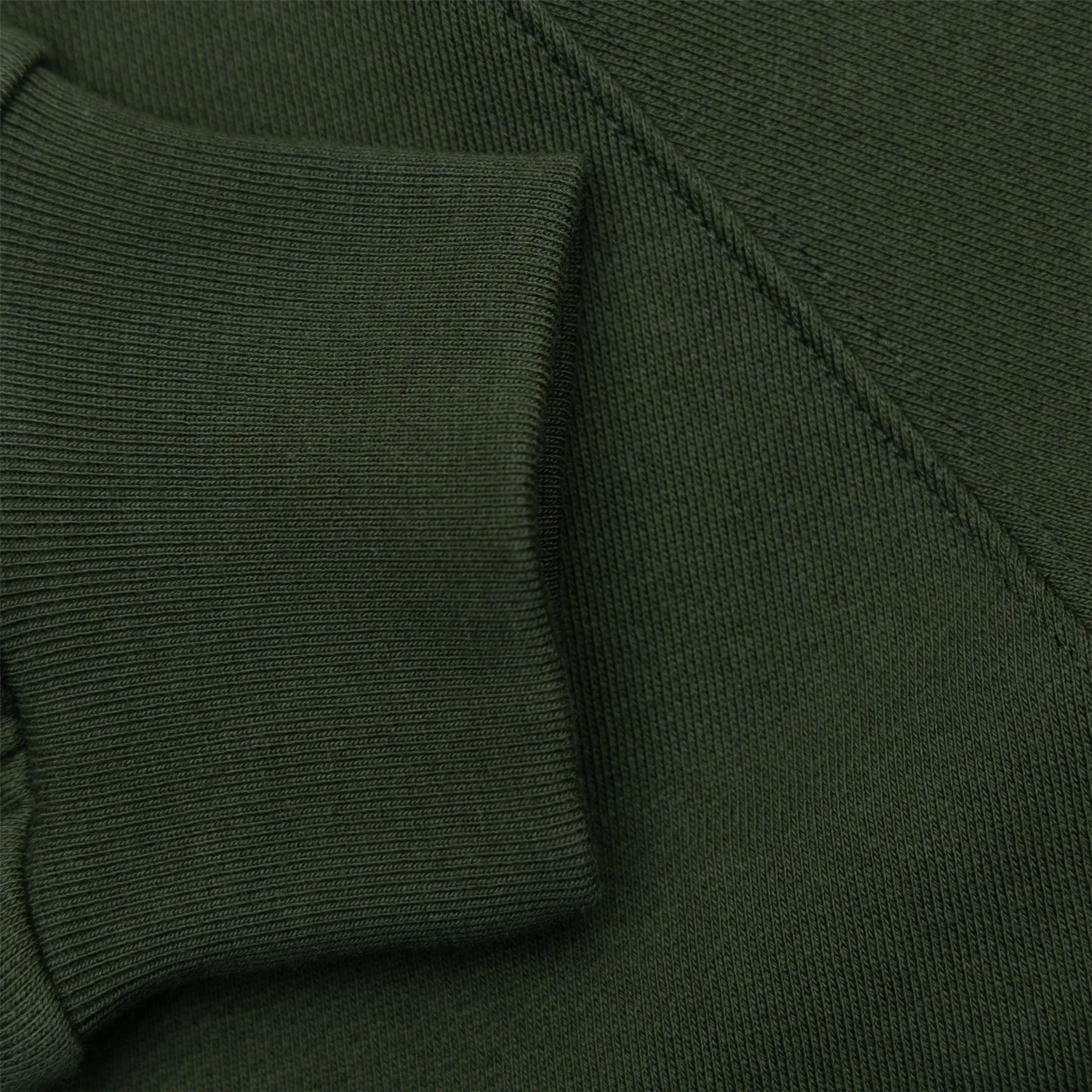 Organic Knitted Cotton Eighteenth Hoodie Green - AW24