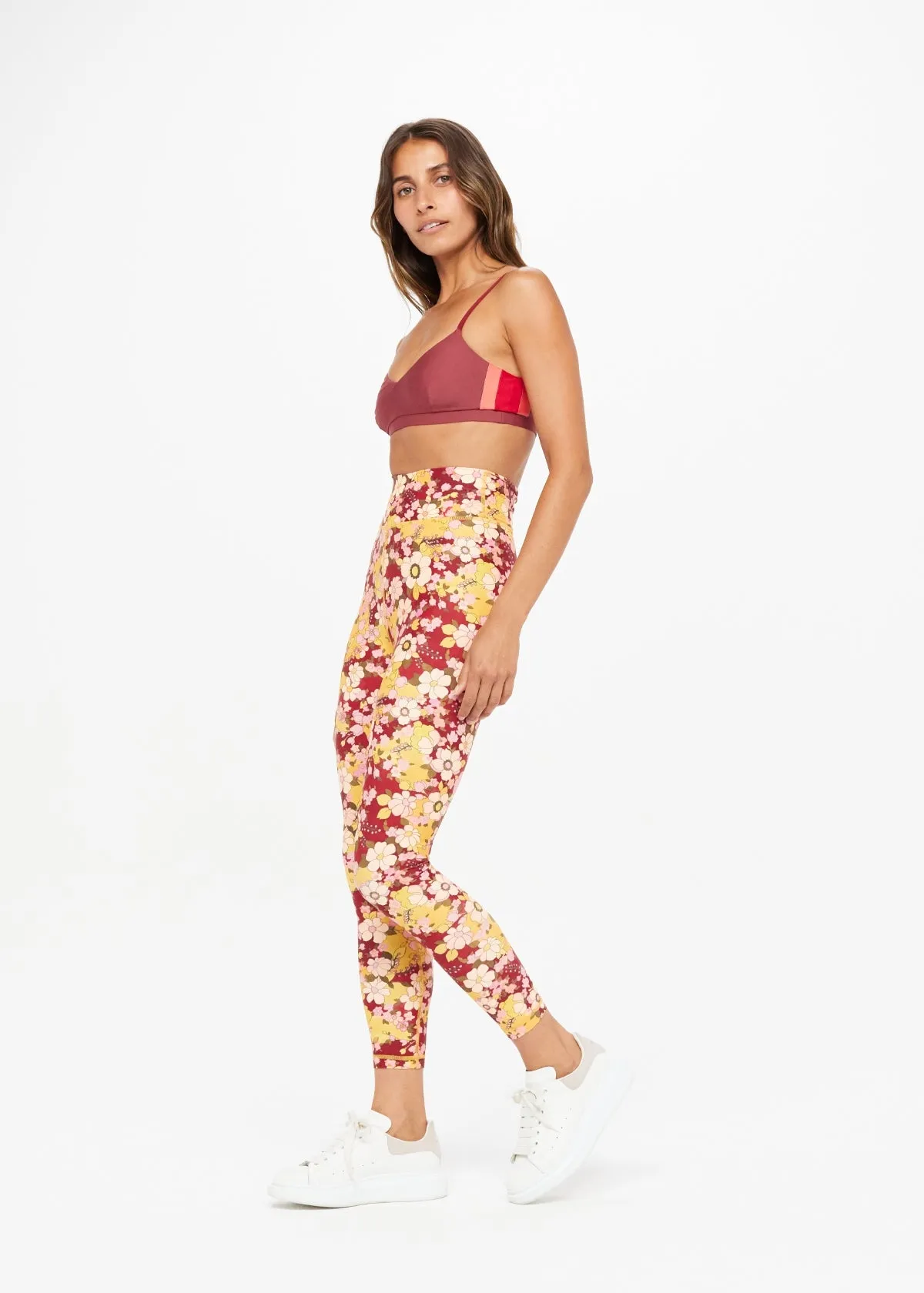 Palm Springs Dance Midi Pant, Floral