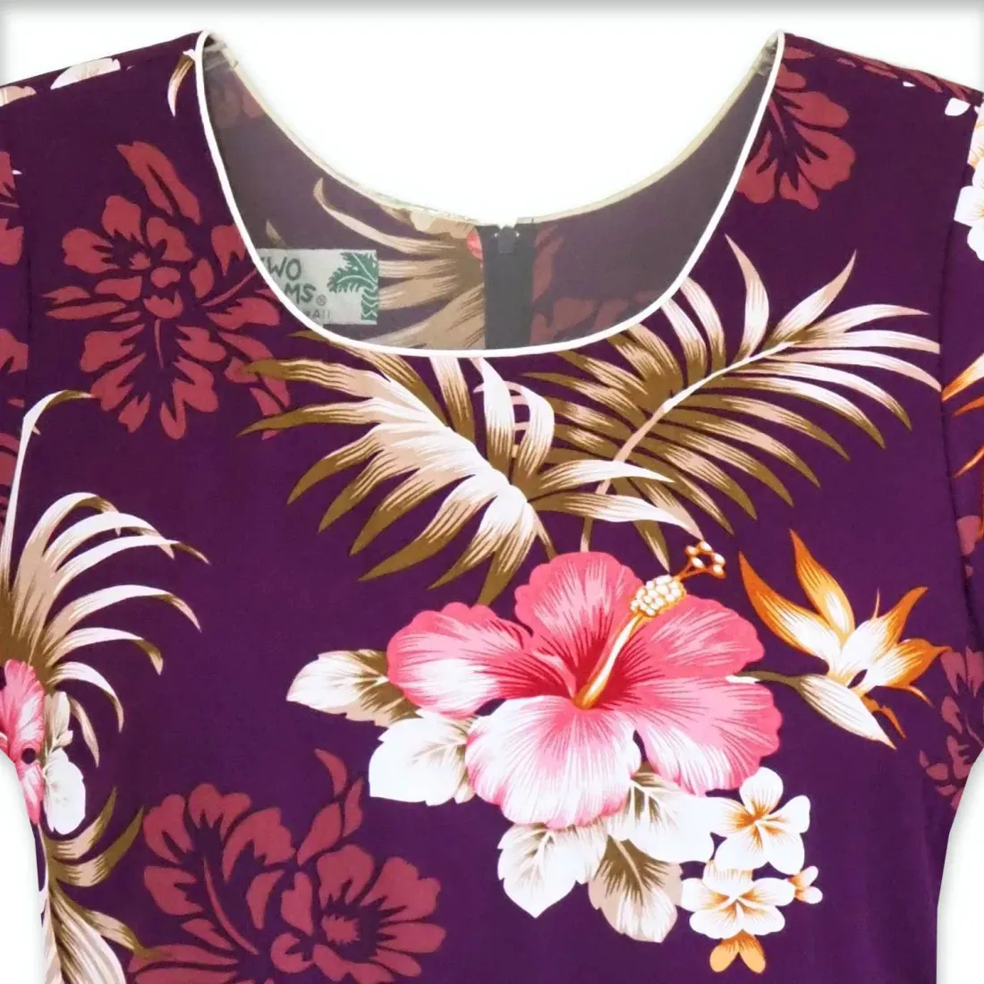Passion Purple Laka Hawaiian Dress