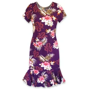 Passion Purple Laka Hawaiian Dress